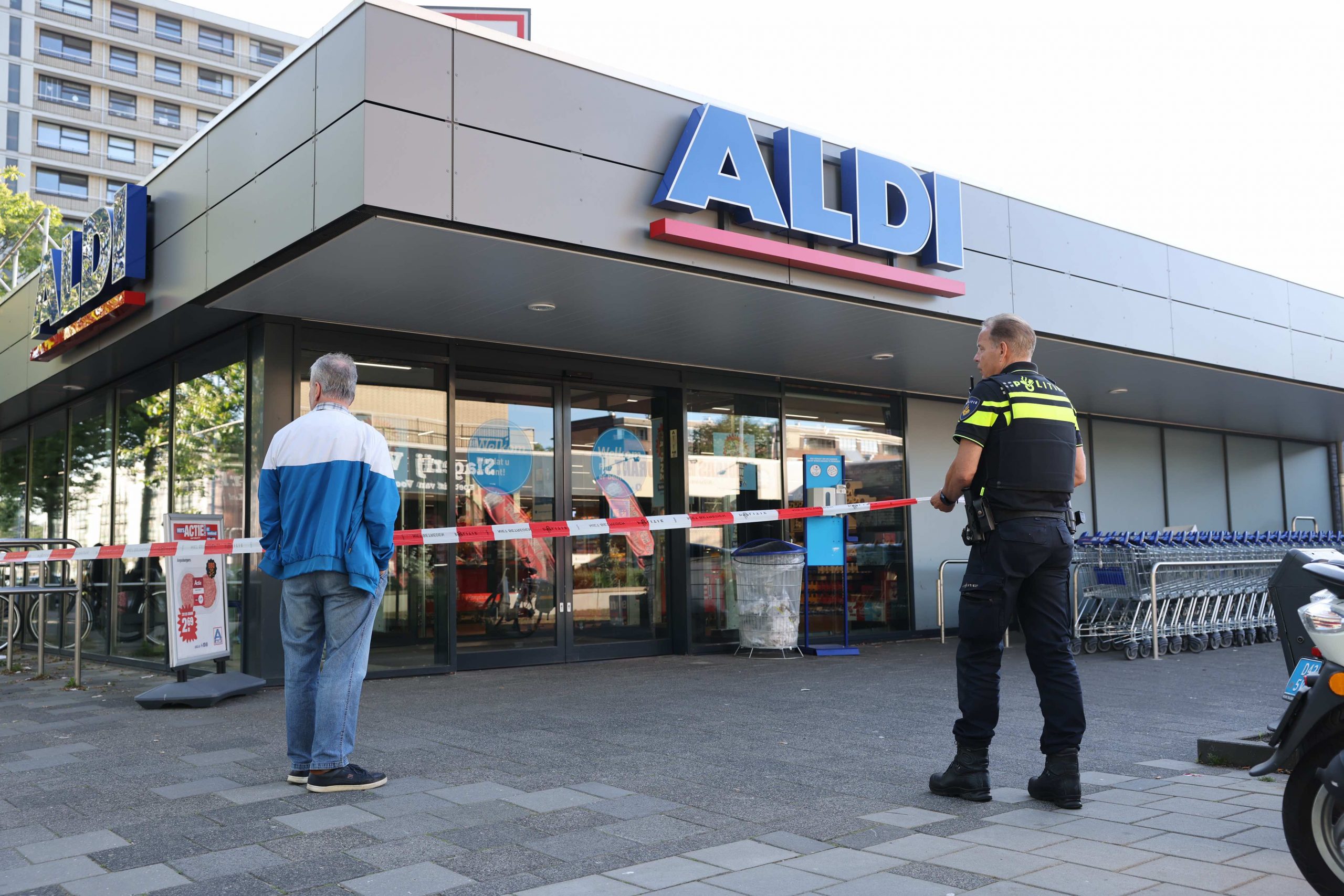 [UPDATE] Politie zoekt naar overvaller op Aldi supermarkt