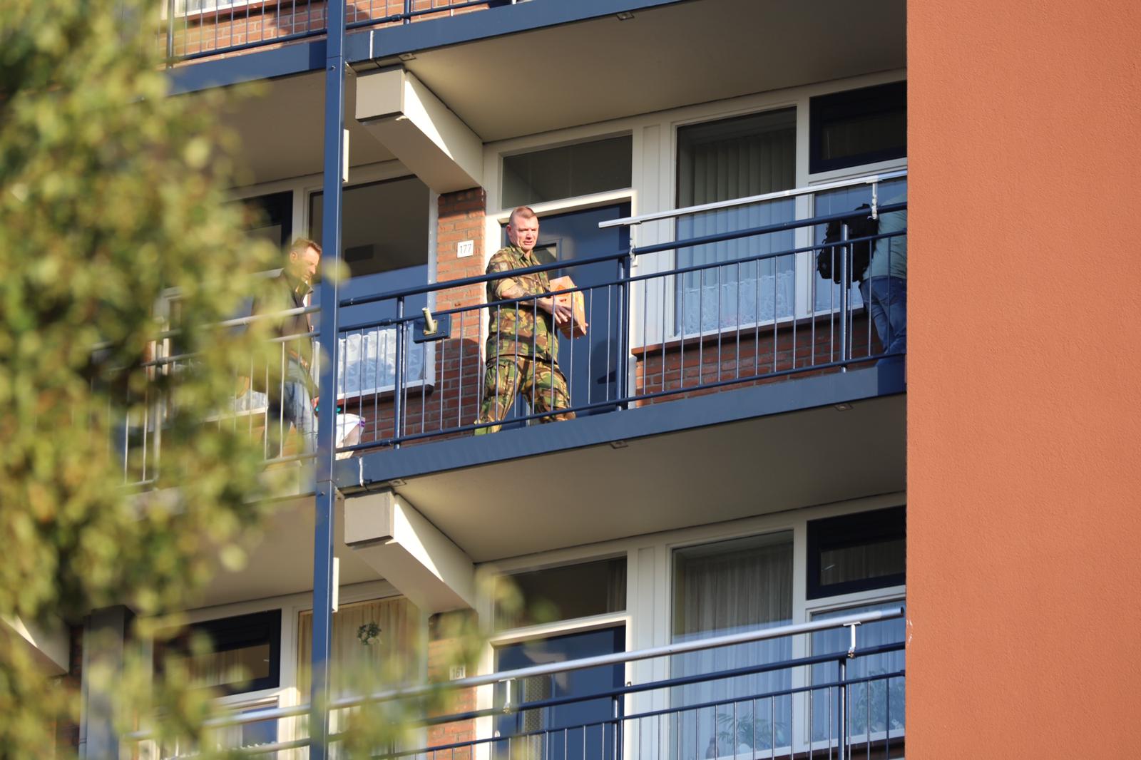 Explosieven Opruimingsdienst neemt verdacht pakketje in beslag op Hendersonstraat Rijswijk