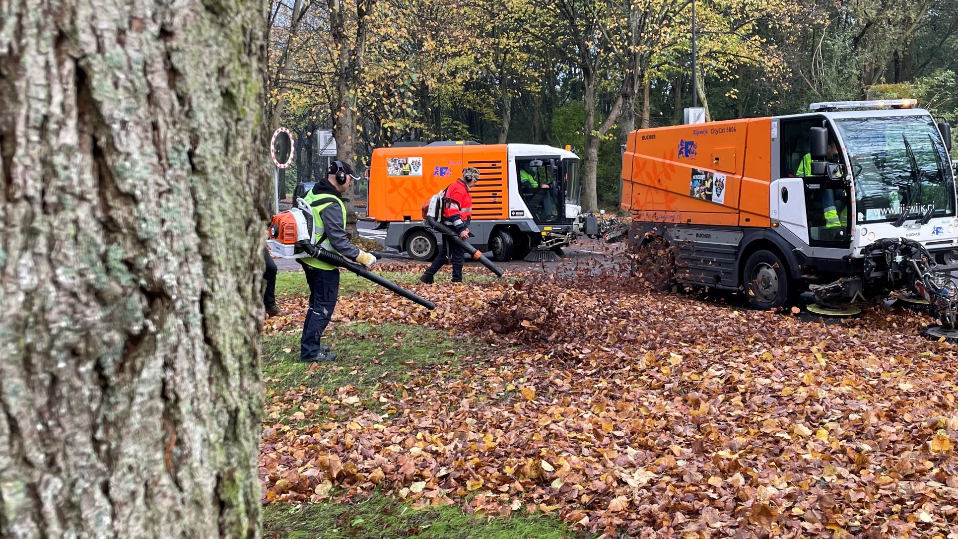 [VIDEO] Bladblazers maken de straten in Rijswijk weer schoner en veiliger