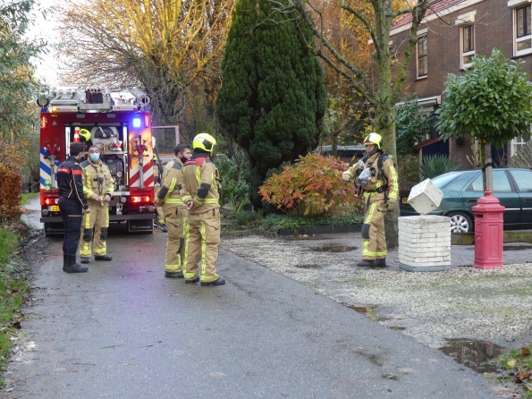 Gaslekkage na graafwerkzaamheden in tuin Nootdorp