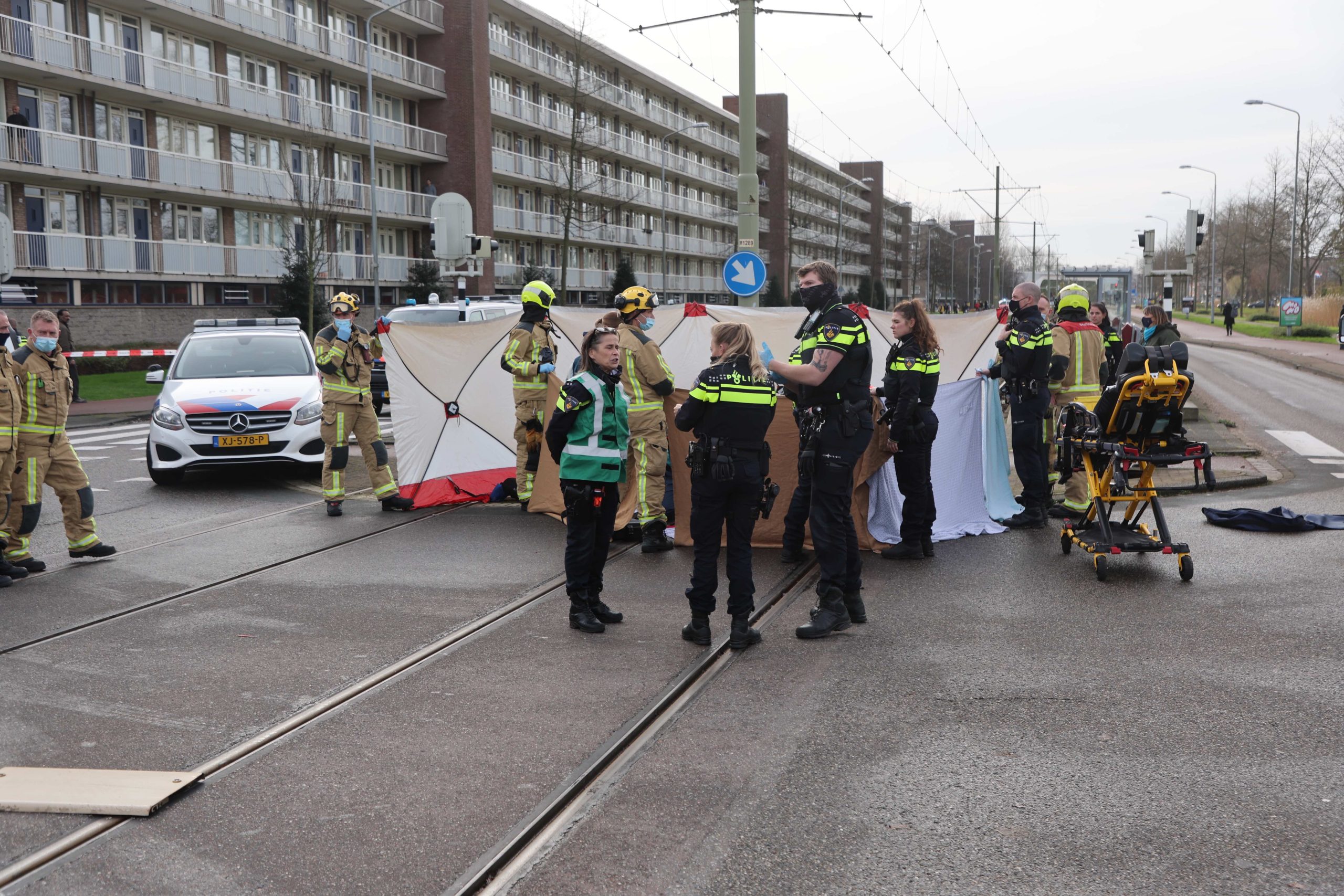 [UPDATE] 88-jarige man overleden na aanrijding met tram in Leidschendam