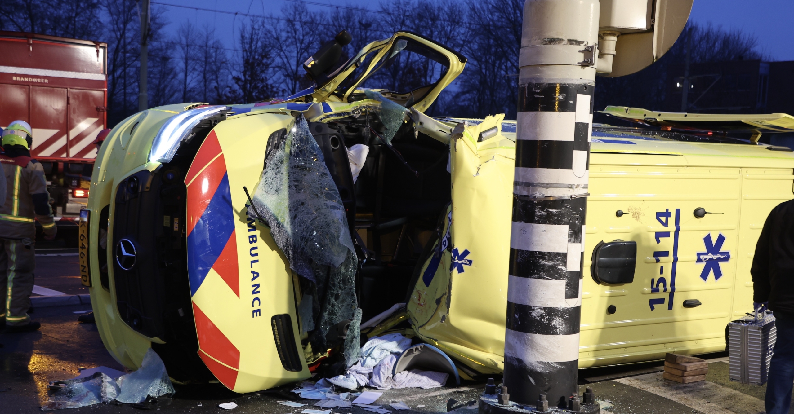 Heftig ongeval met meerdere slachtoffers Hraniceplein Voorburg