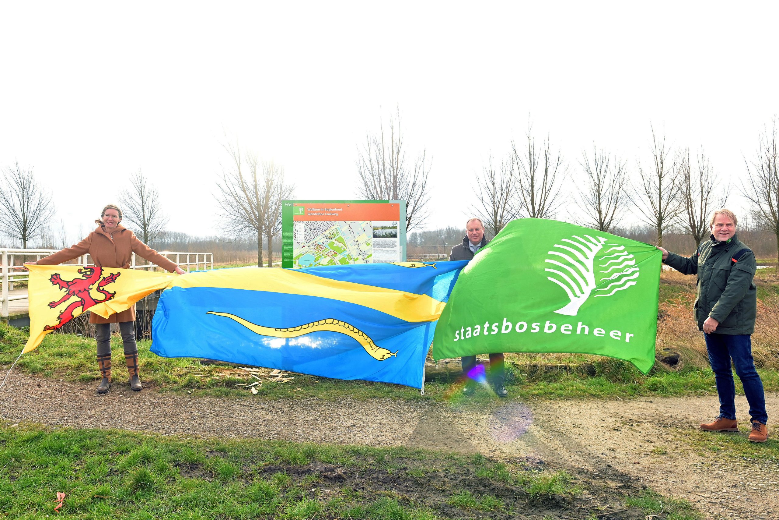 Wandelbos Laakweg opgeleverd Wandelbos Laakweg opgeleverd