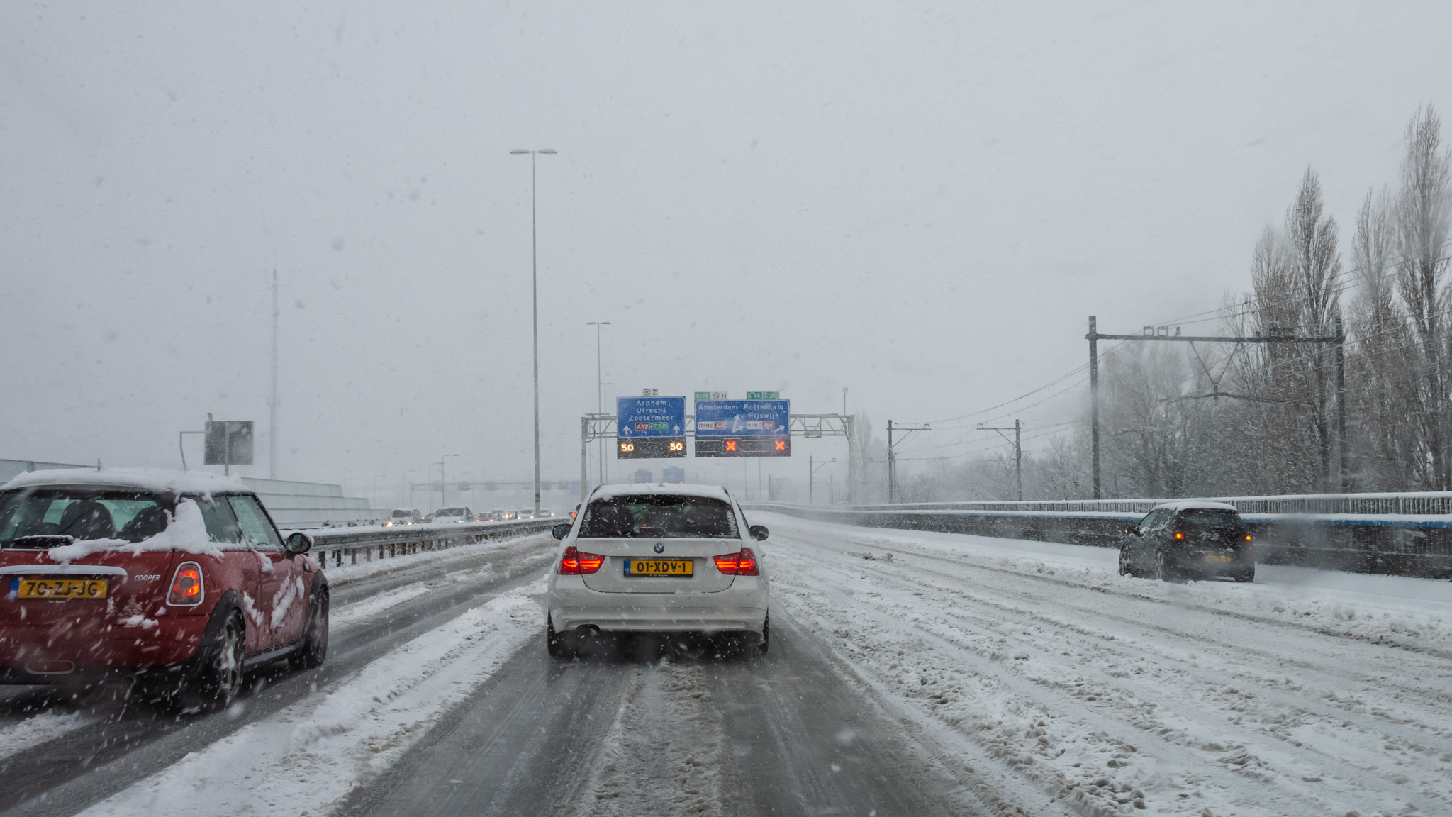 KNMI kondigt code geel aan in verband met verwachte sneeuwval