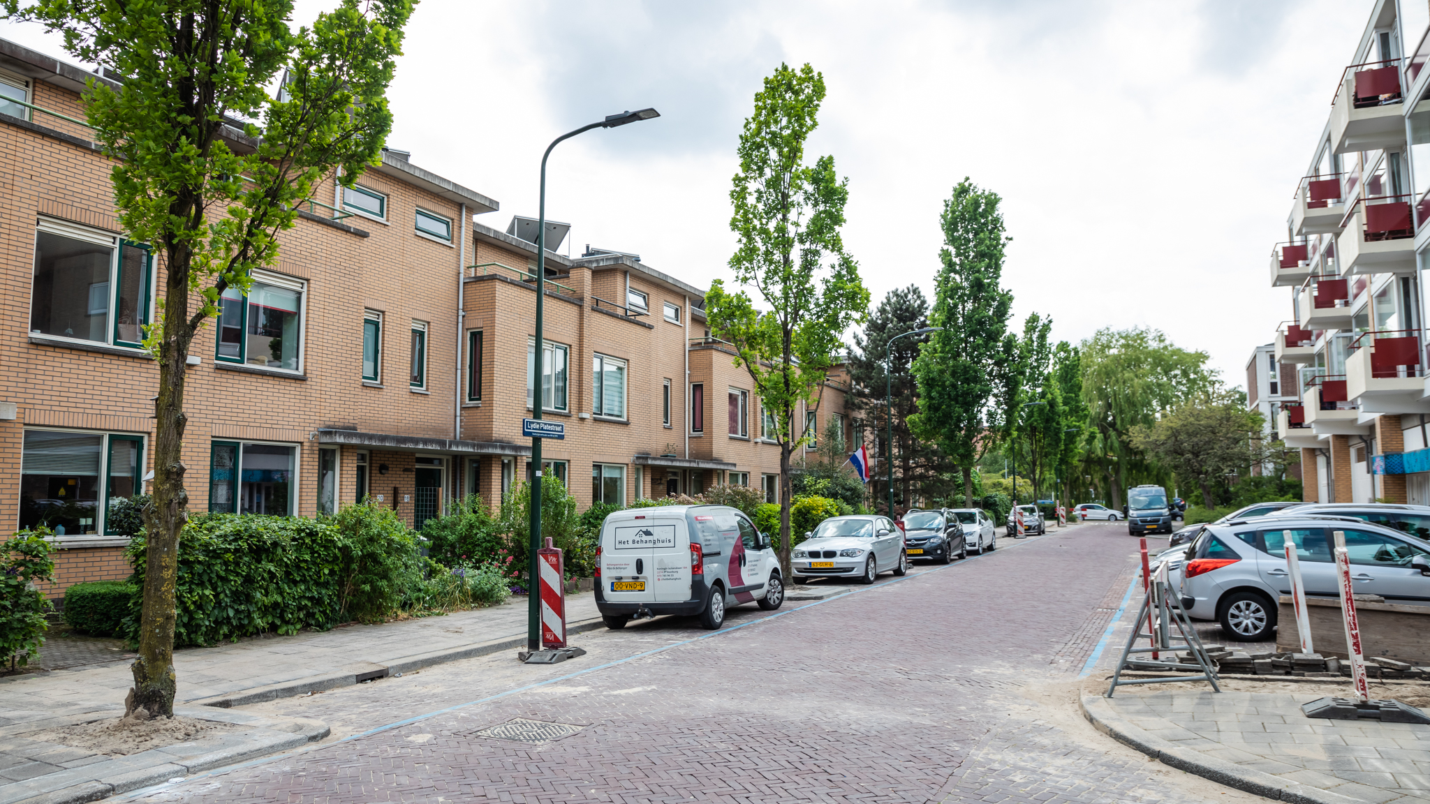 Parkeren met een hindernis in Voorburg