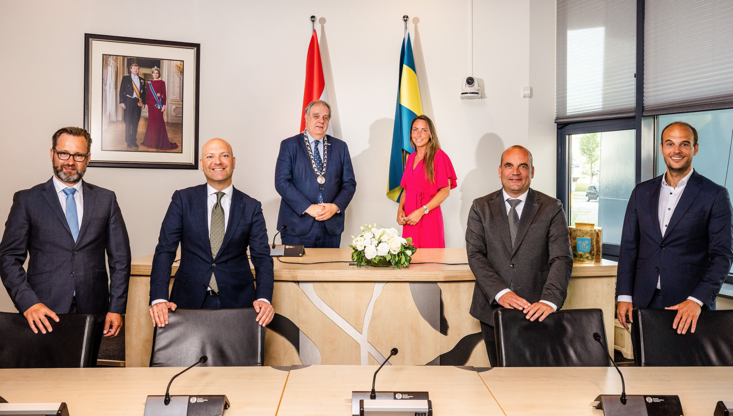 Het nieuwe college van Rijswijk is geinstalleerd