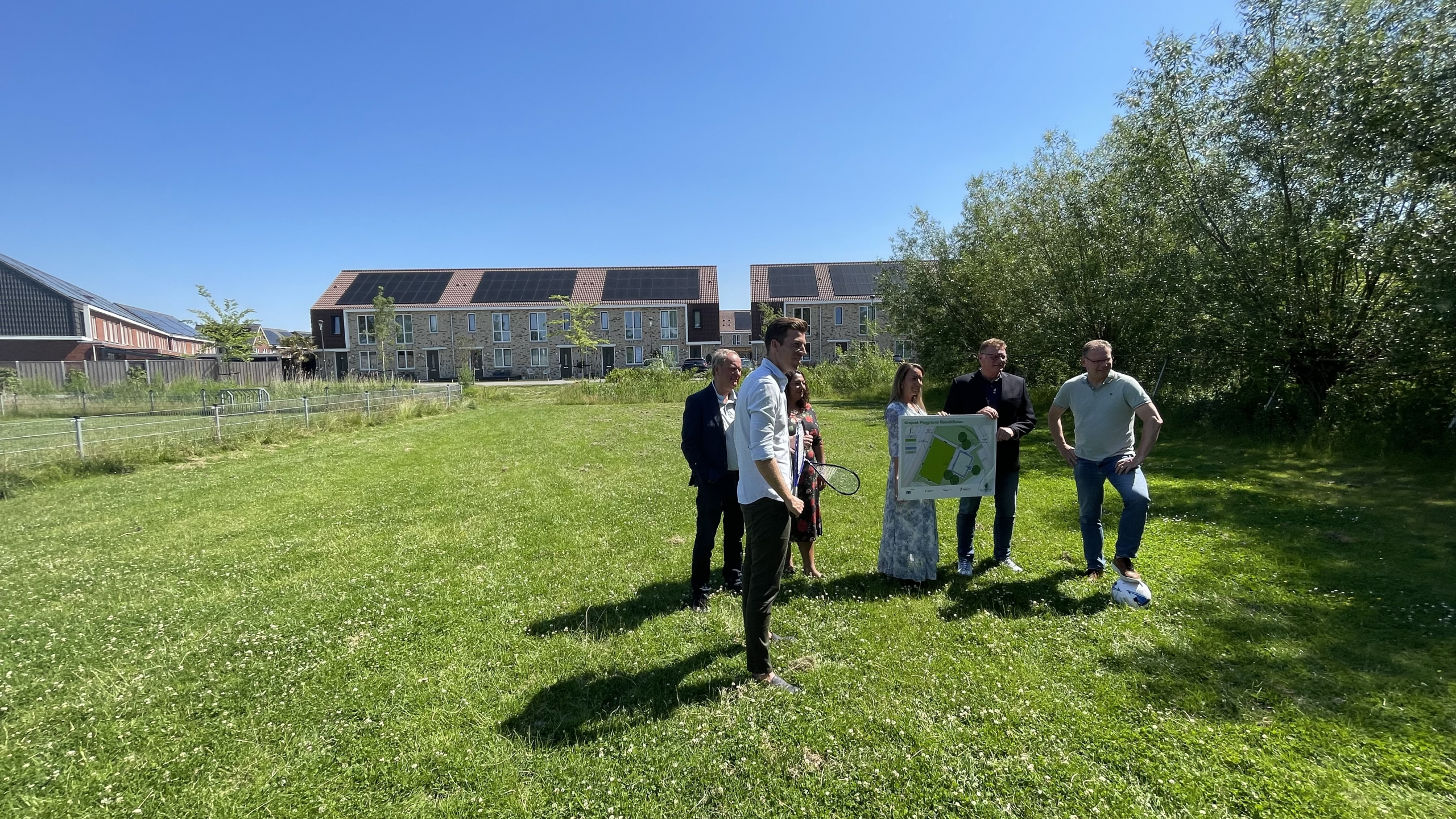 [VIDEO] Intentieovereenkomst getekend voor Krajicek Playground in Rijswijk Buiten