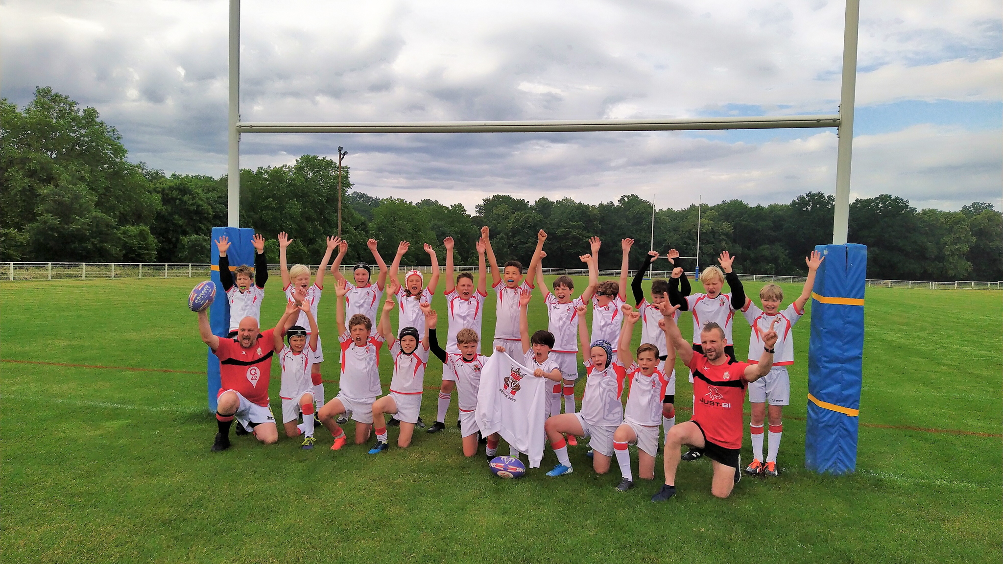 Jonge spelers Voorburgse Rugby Club bezochten internationaal toernooi