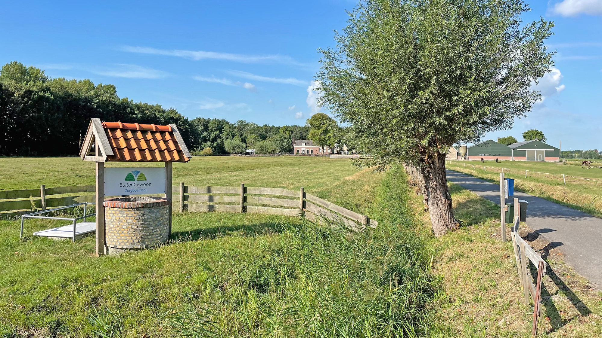 Rotary Pijnacker-Nootdorp organiseert tourrit voor duo fiets zorgboerderij BuitenGewoon