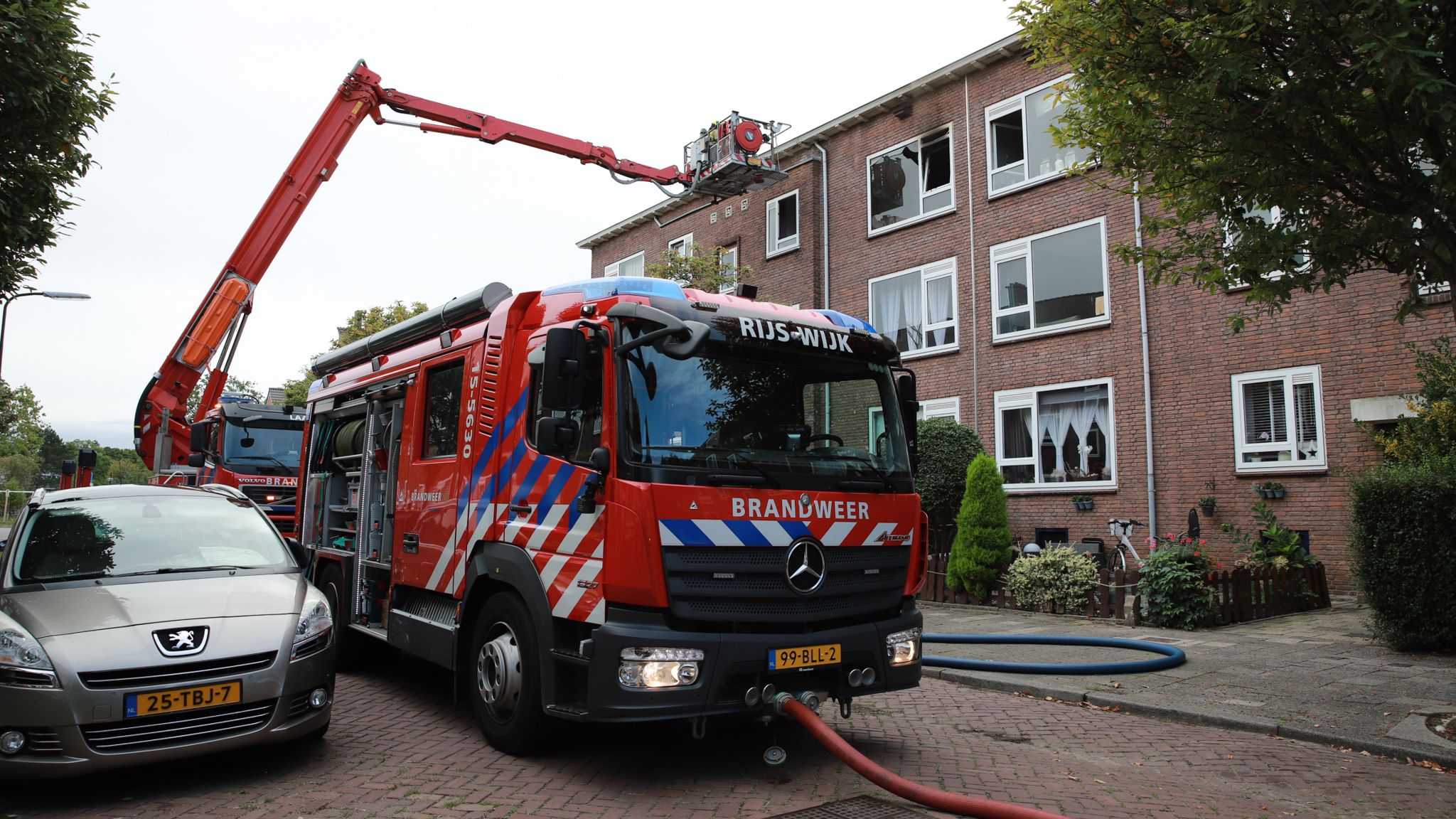 Twee katten overleden bij woningbrand aan Generaal Vetterstraat