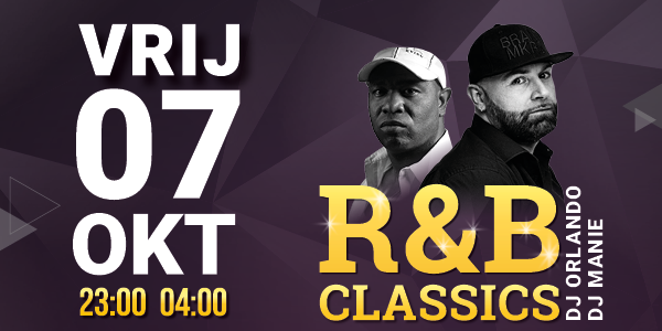 Vrijdag 7 oktober: Heerlijke R&B Classics in de Sir Winston Club