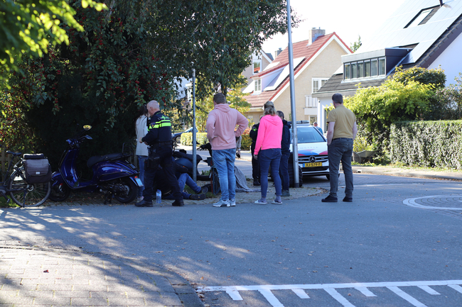 Scooterongeluk op de Hogeveenseweg in Nootdorp