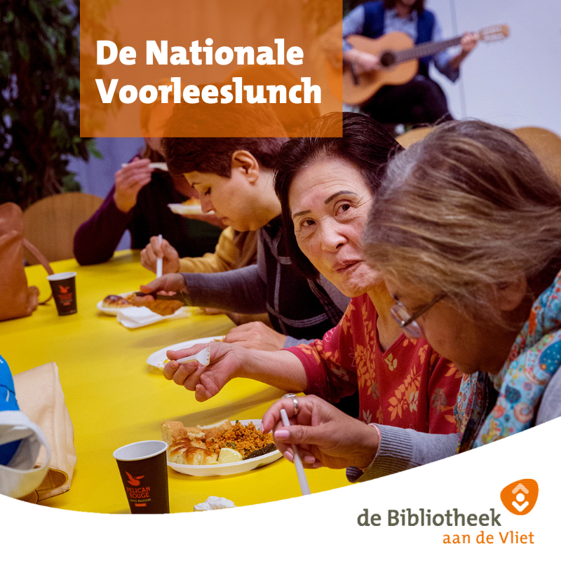 Gratis lunchen tijdens de Nationale Voorleeslunch