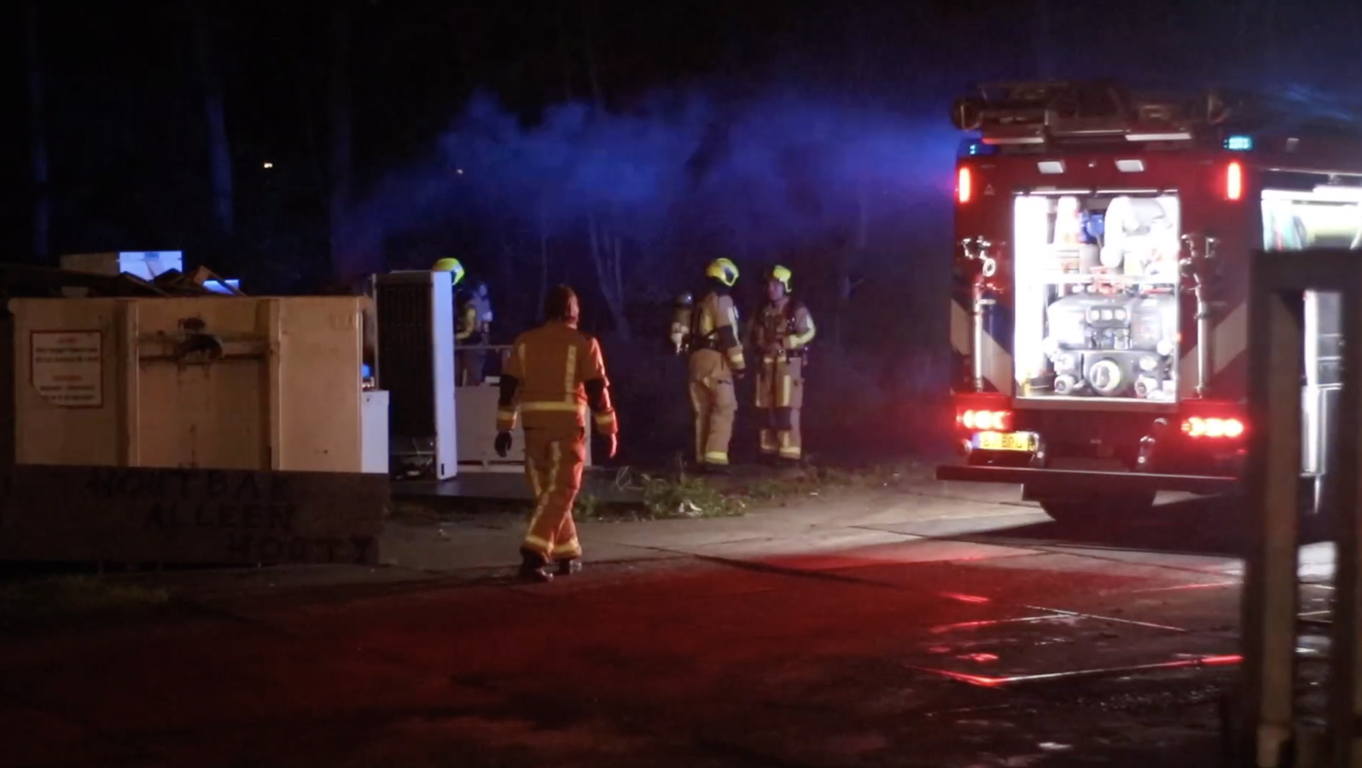 Brand aan de Brasserskade in Nootdorp