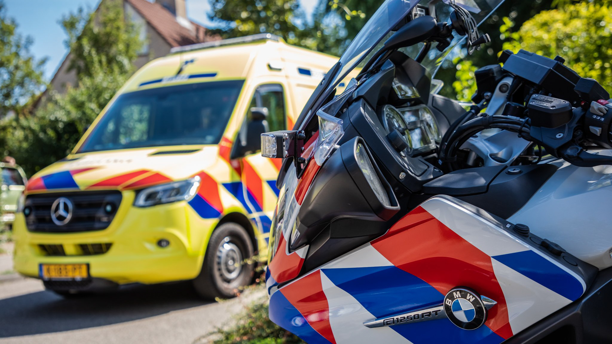 Crash op de Generaal Spoorlaan in Rijswijk