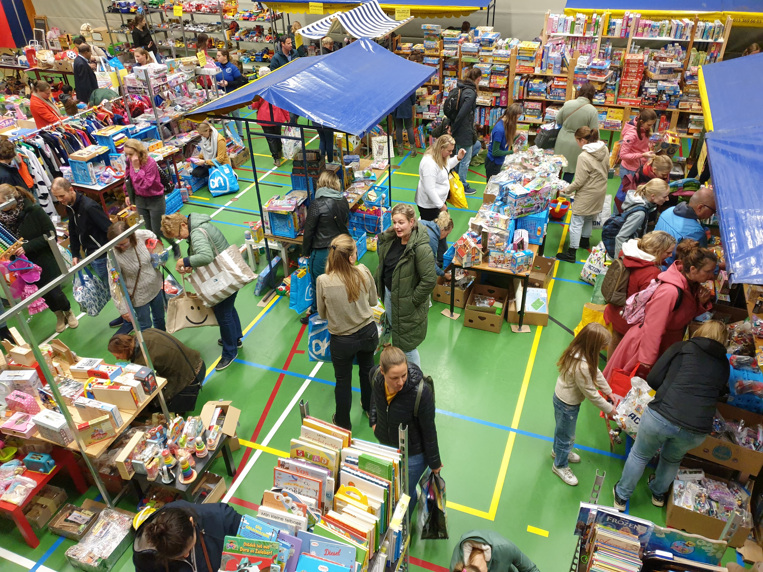 Grootste speelgoedbeurs van Pijnacker-Nootdorp opnieuw een succes: ruim 5000 stukken verkocht