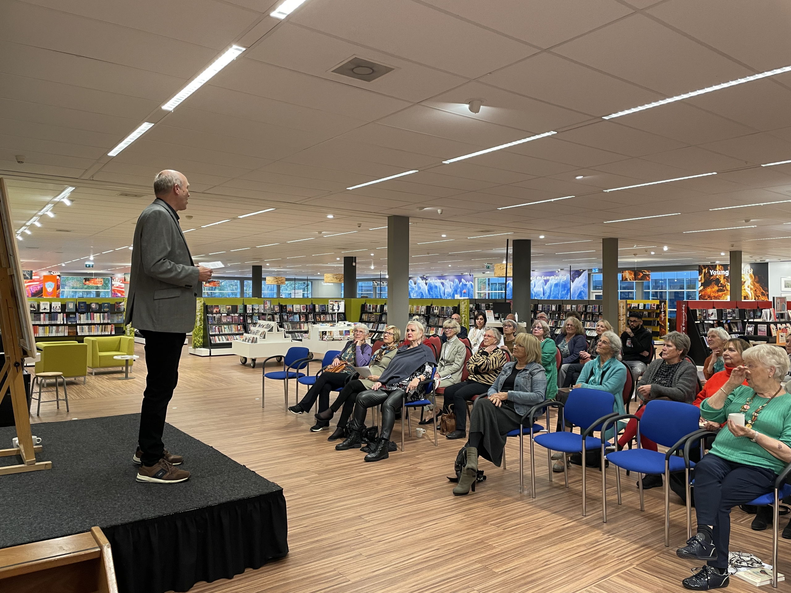 Feestelijke middag in Bibliotheek aan de Vliet in Rijswijk