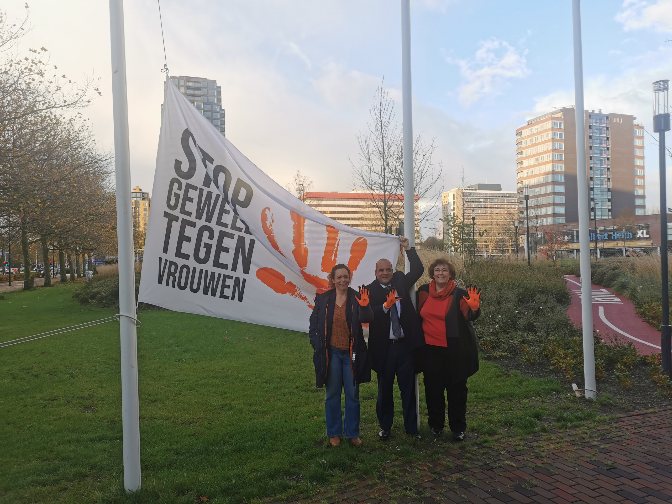 Rijswijk hijst vlag voor internationale campagne Orange the World