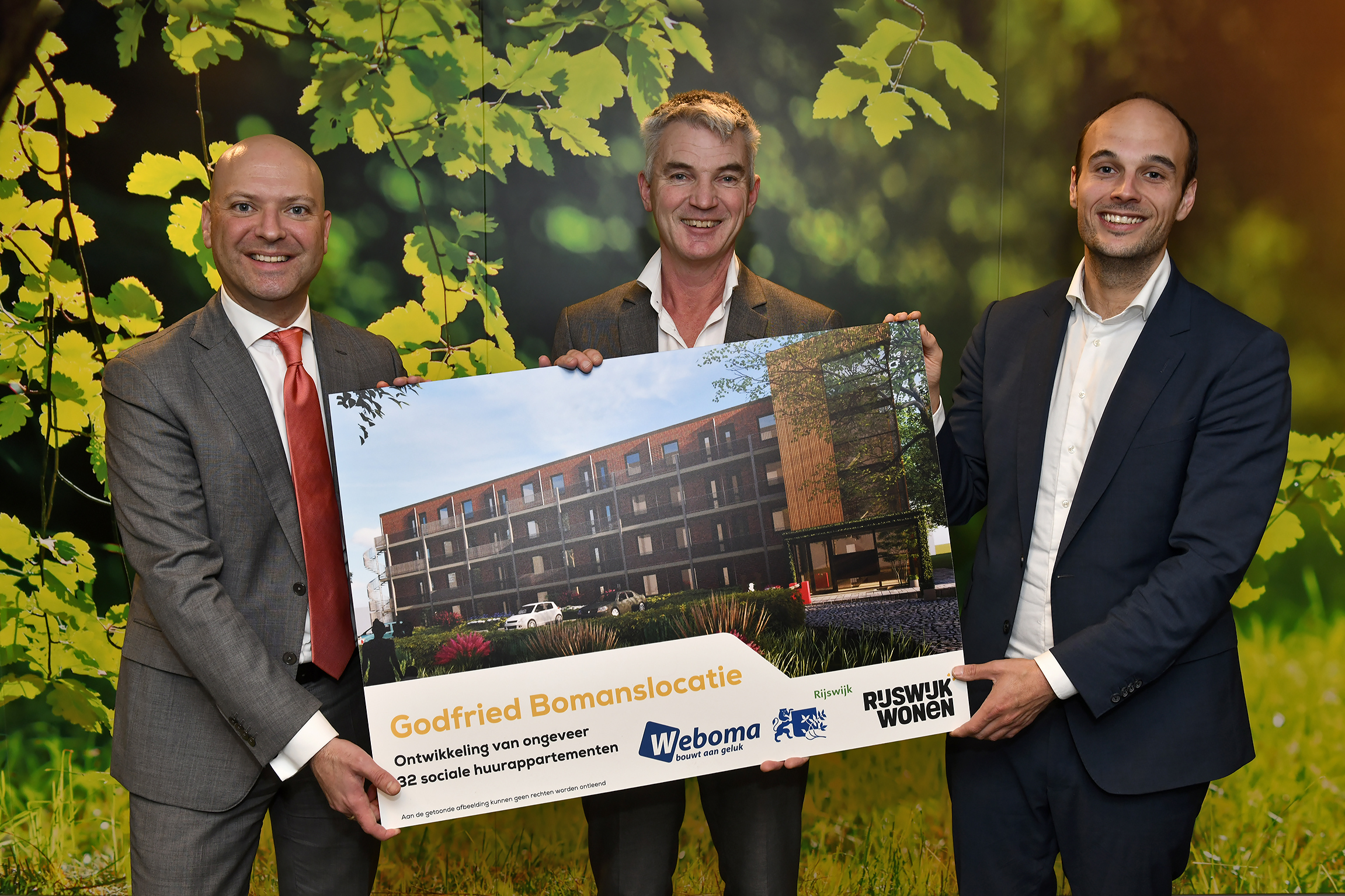 Ongeveer 31 sociale huurwoningen zullen gebouwd worden aan Godfried Bomansstraat