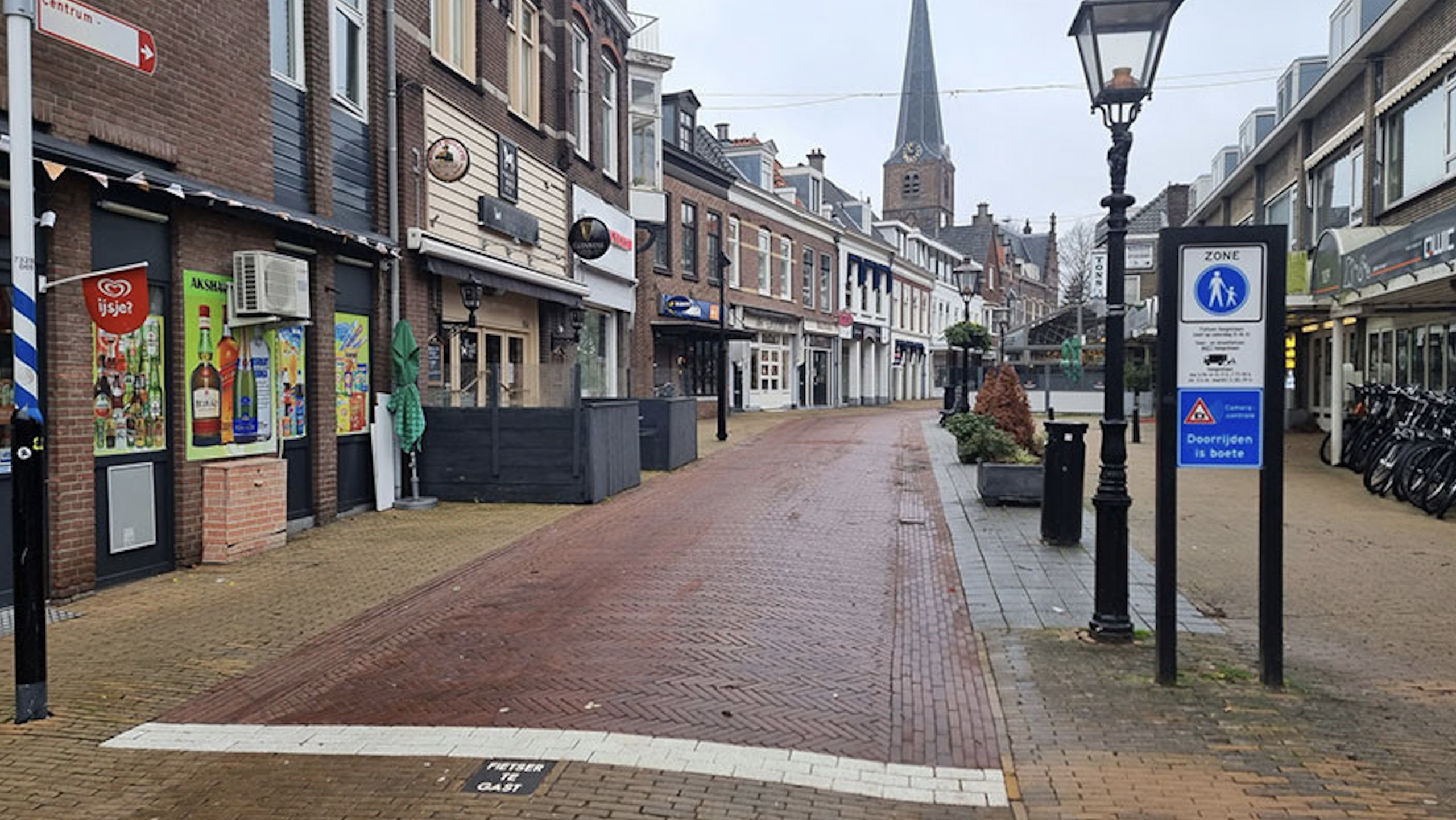 Let op: Voetgangersgebied inrijden zonder ontheffing betekent bekeuring