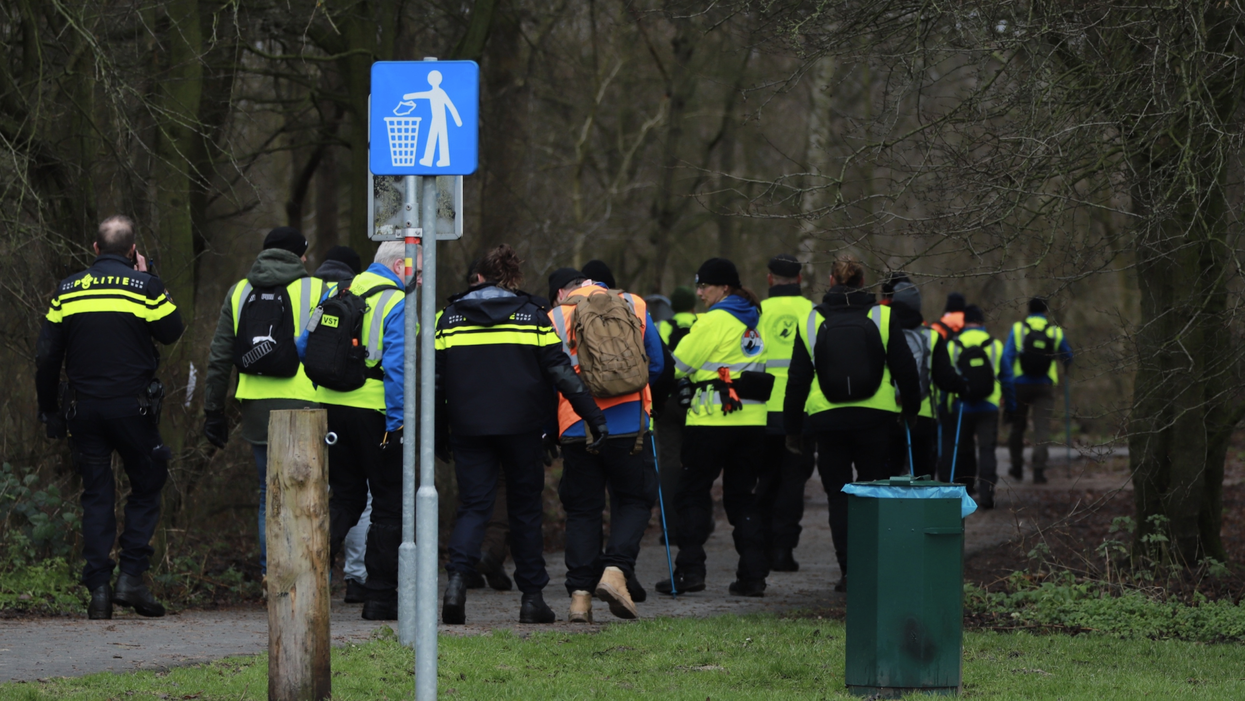 Grote zoekactie in het Delftse Hout naar de vermiste Jim Olsthoorn