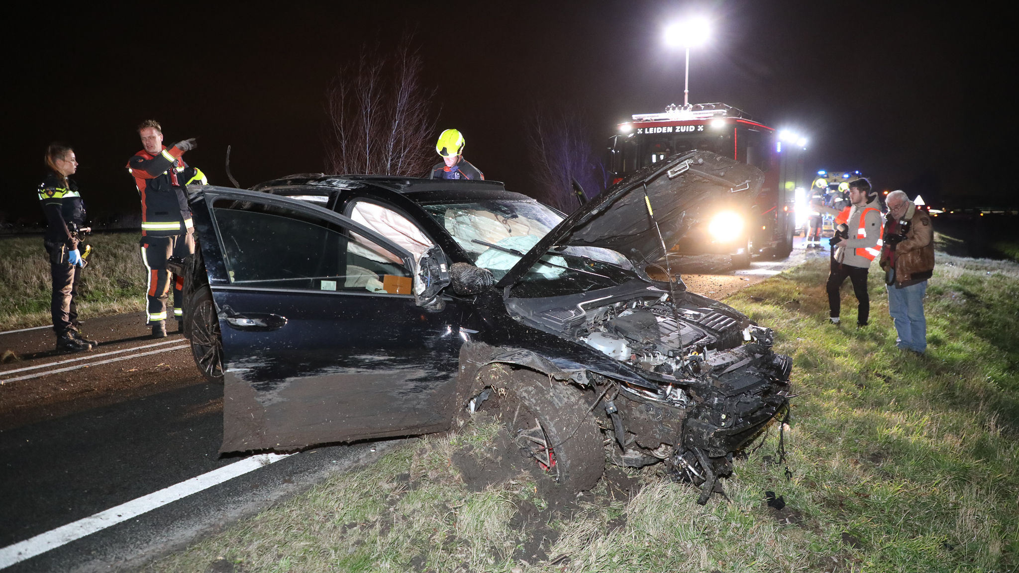 Automobilist aangehouden na eenzijdig ongeval op N206