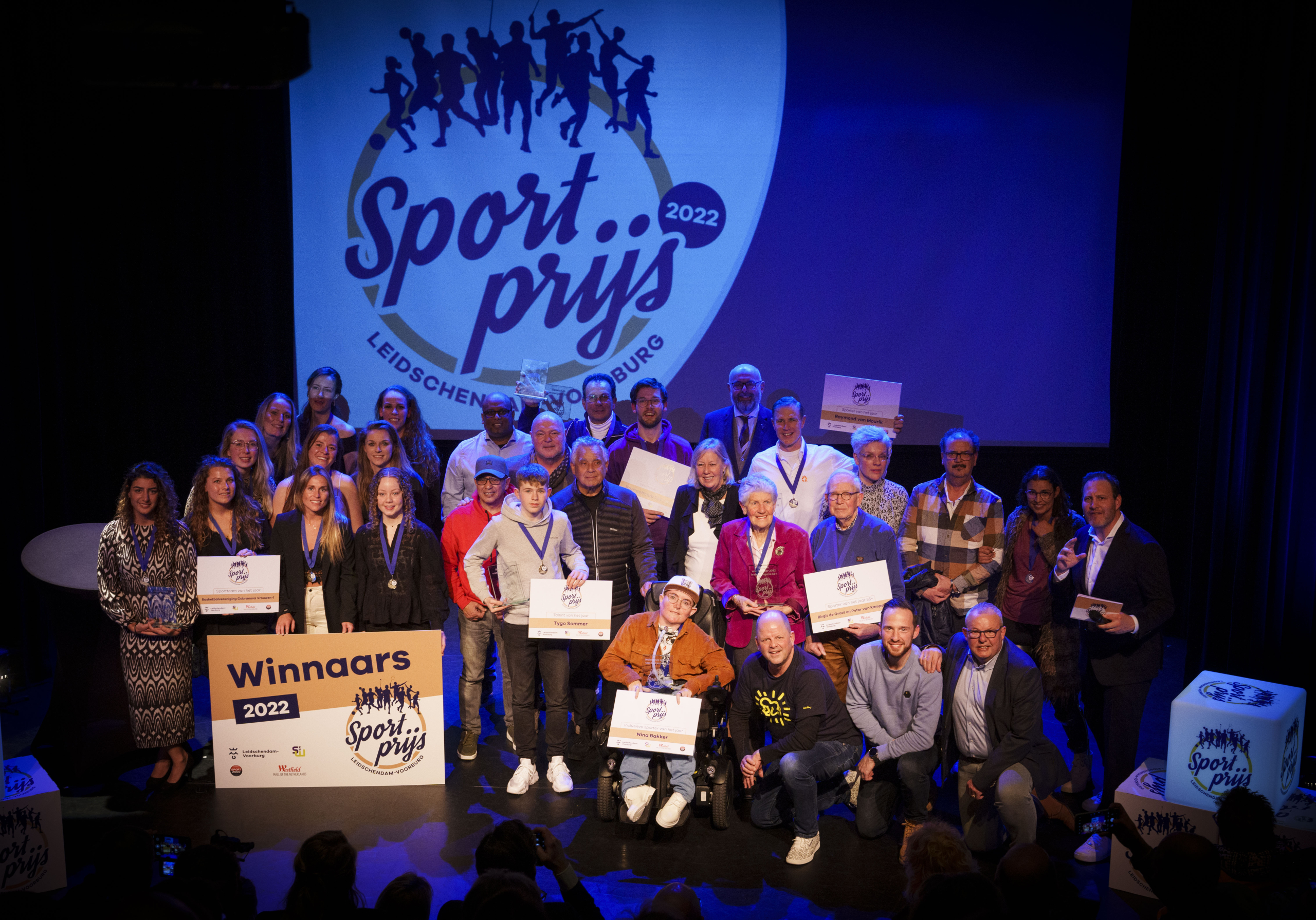 Feestelijke uitreiking met lokale sporters tijdens Sportprijs 2022