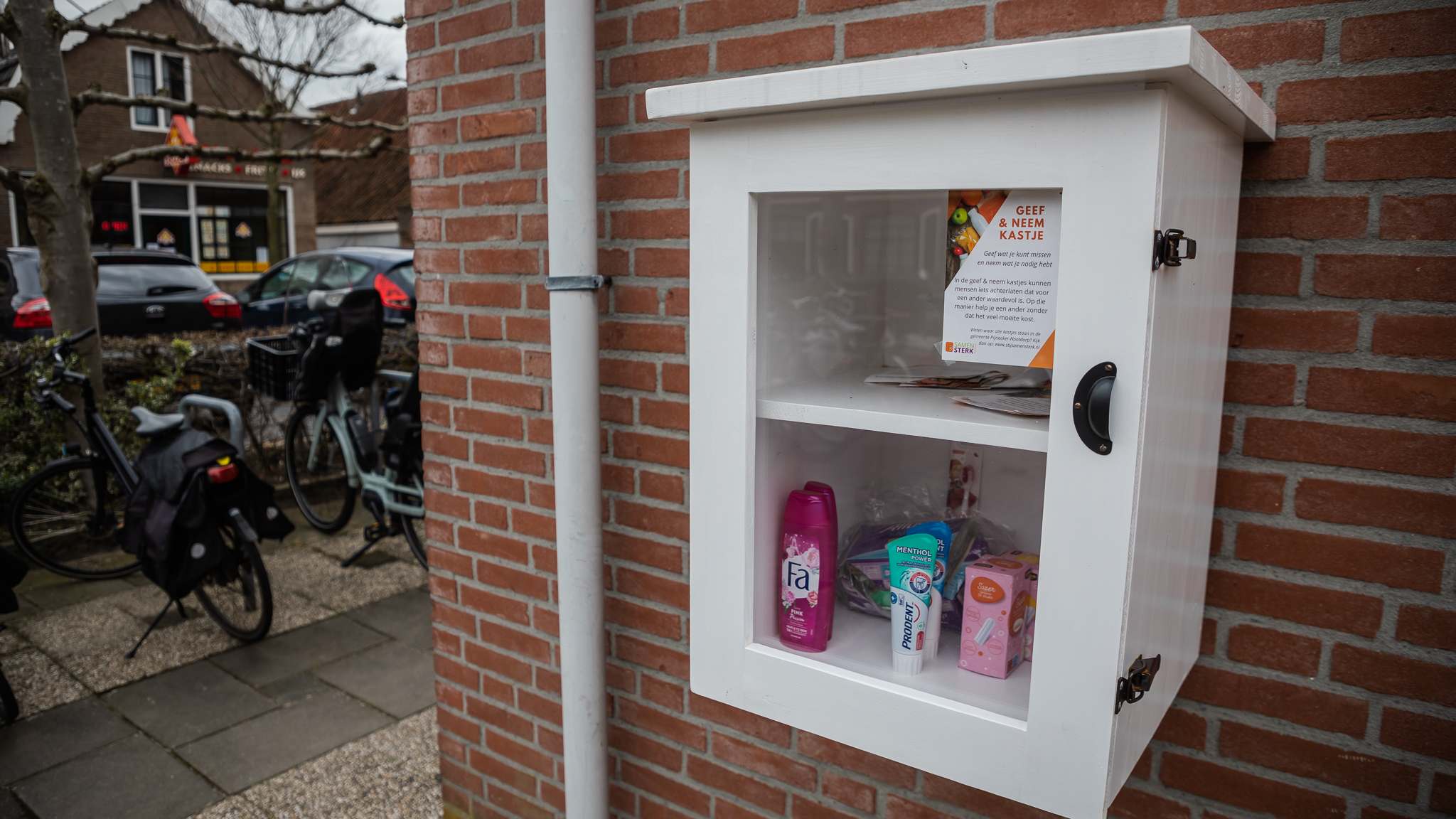 Geef-en-neem-kastje erbij in Nootdorp voor inwoners met een klein budget