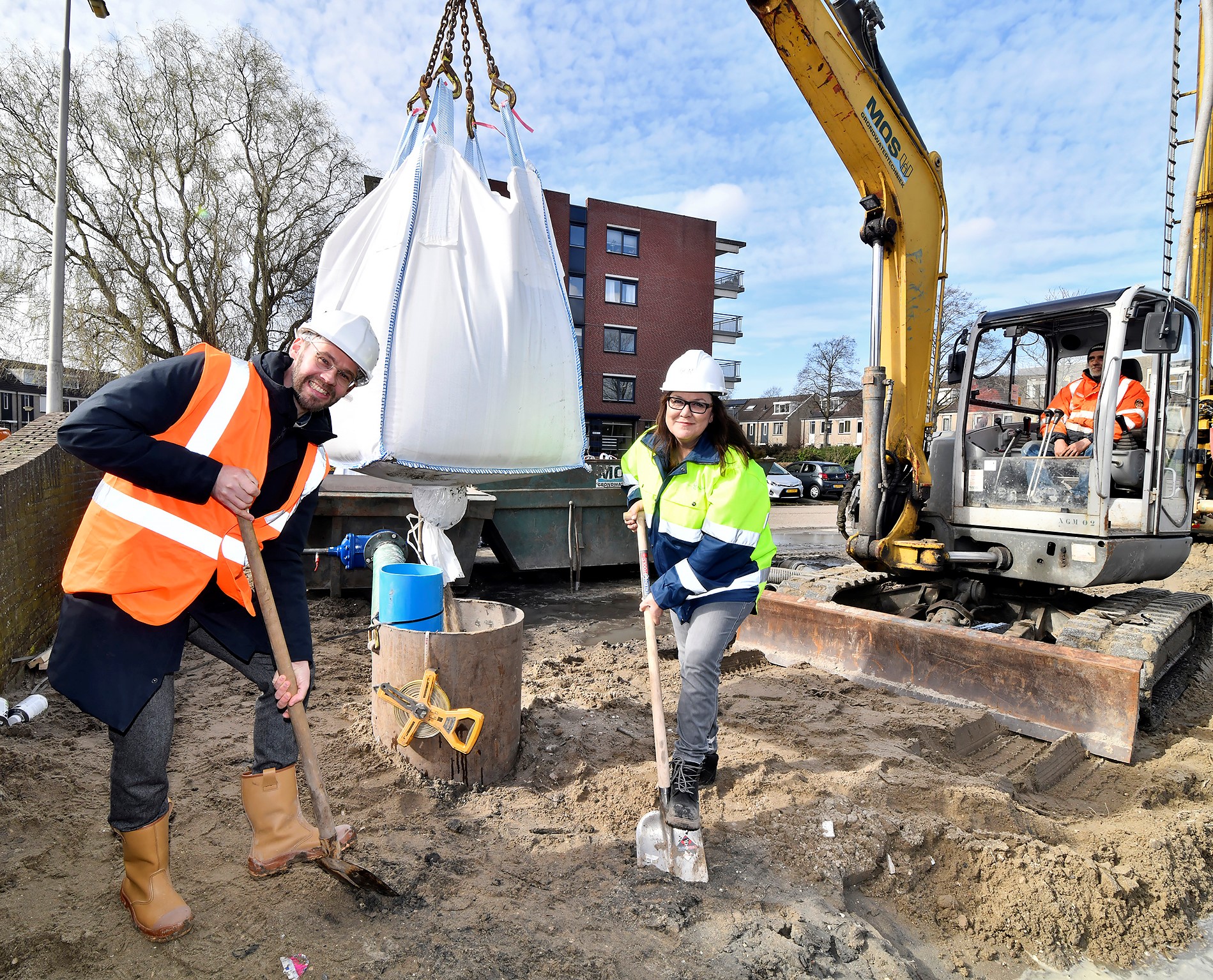 Aanleg Urban Waterbuffer in Klapwijk gestart