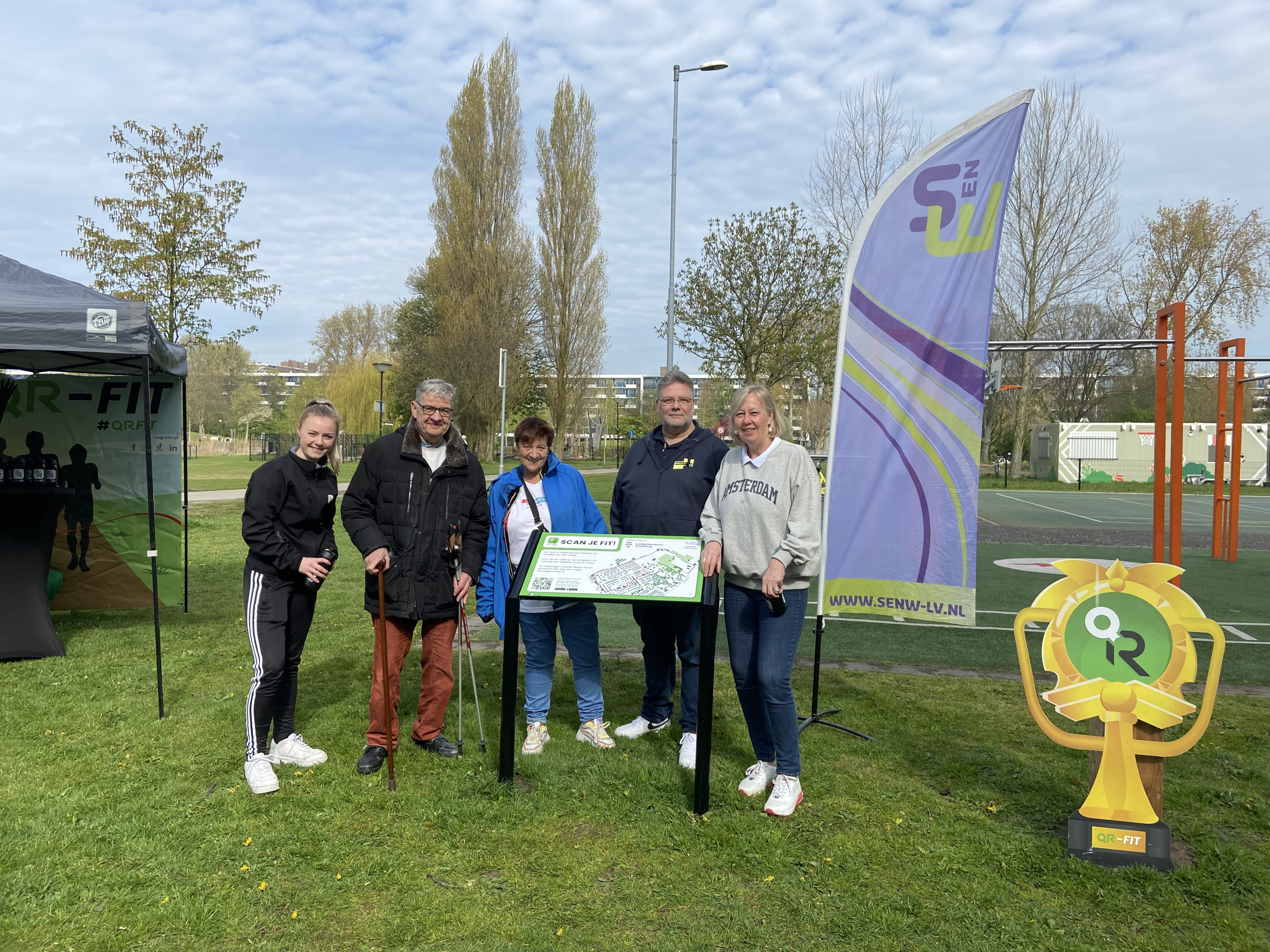 QR-FIT beweegroute in Leidschendam geopend