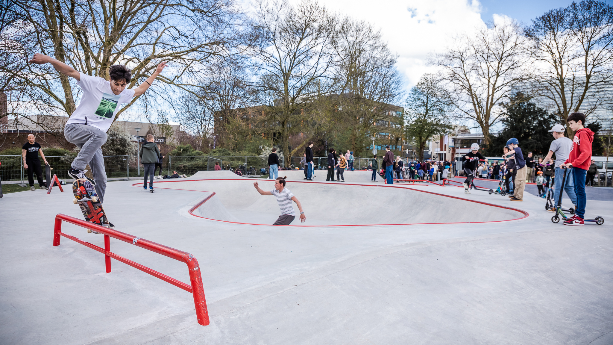 [VIDEO] Nieuw skatepark aan Treubstraat officieel geopend