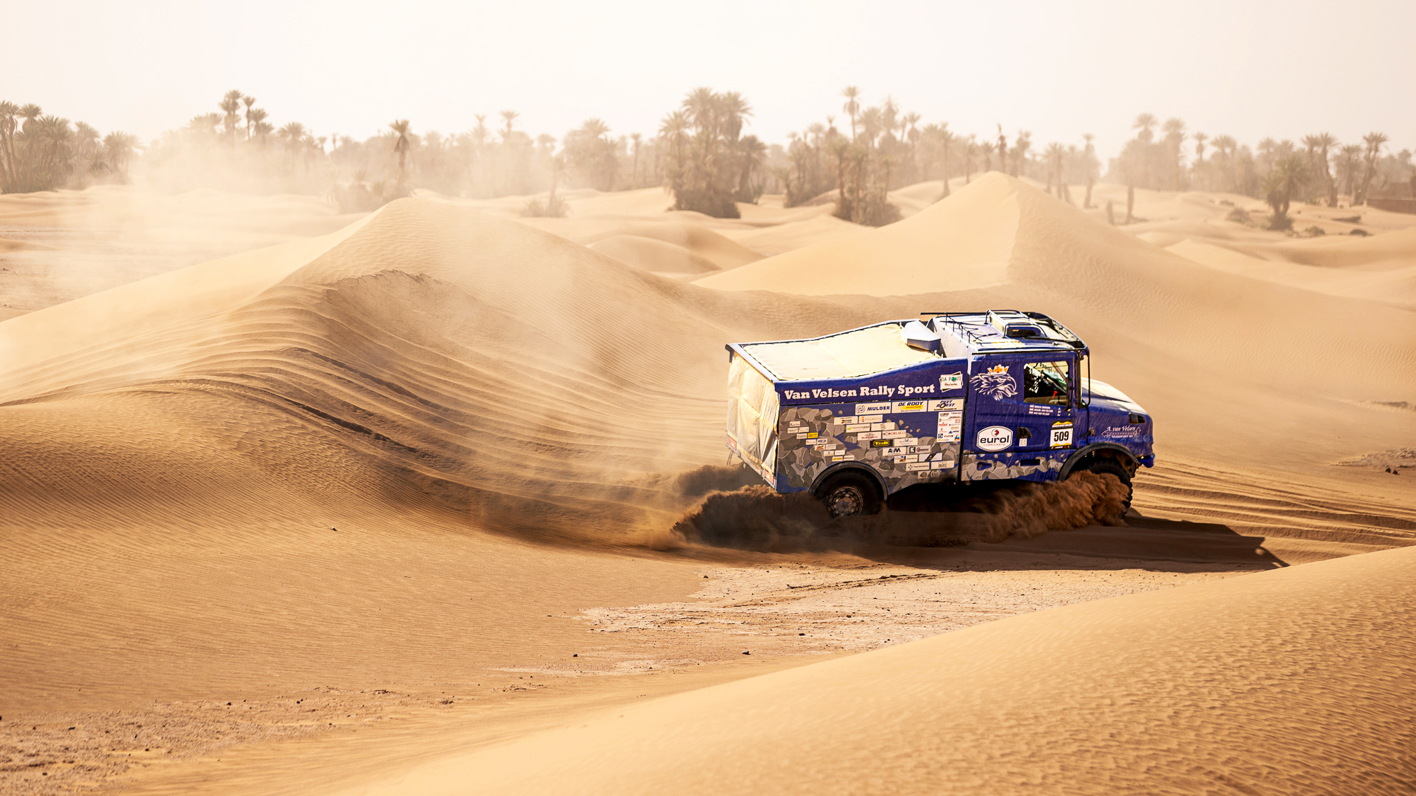 Van Velsen Rally Sport Team behaalt vierde plaats bij Morocco Desert Challenge