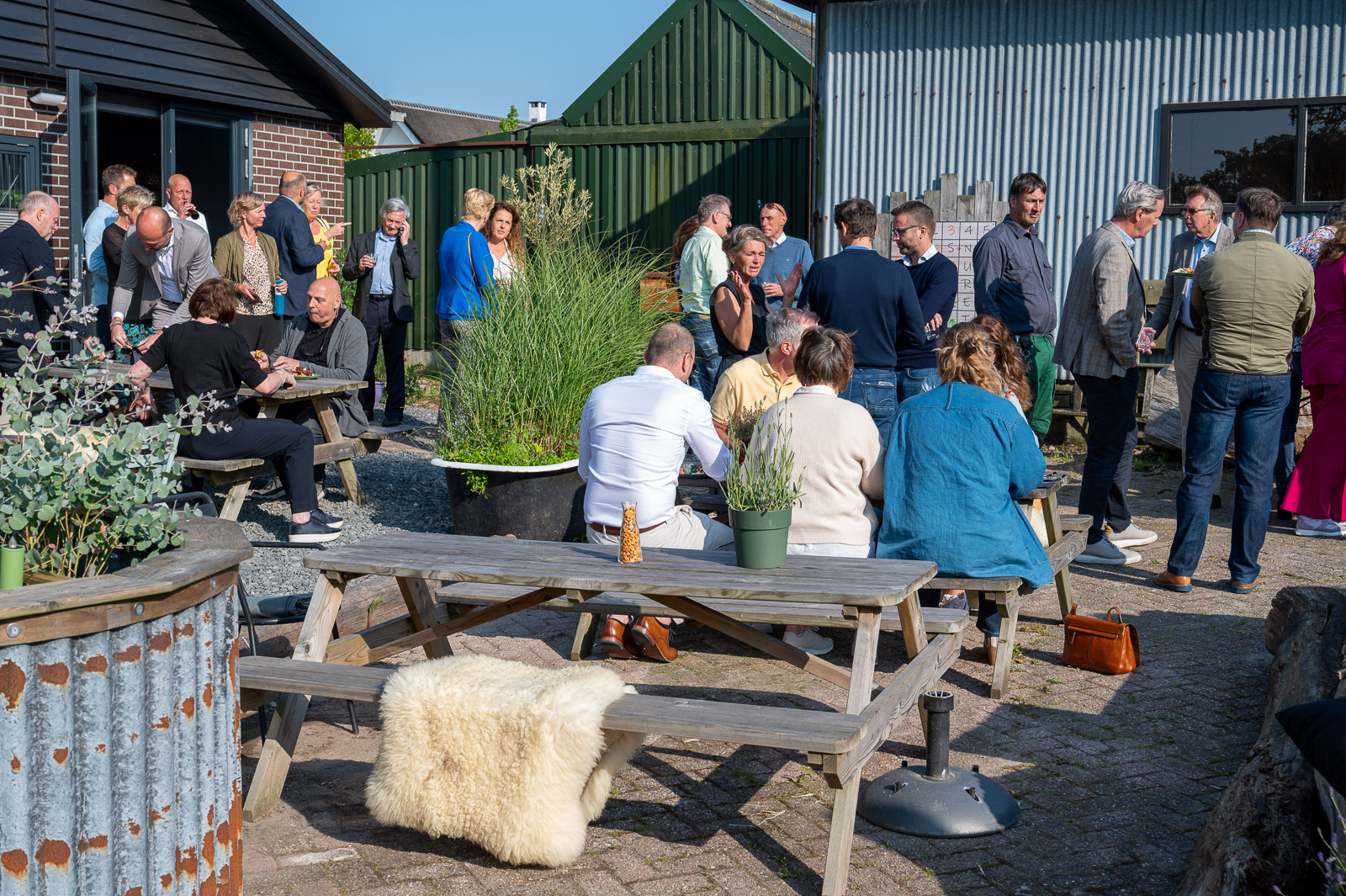 Geslaagde ondernemersbarbecue MKB-LV bij Buitenplaats Molenwei