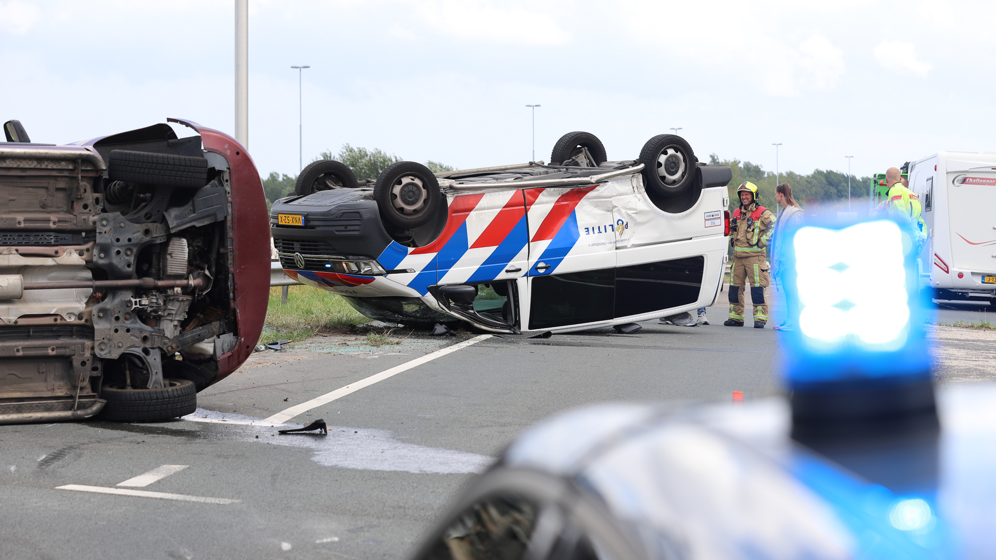 Geen doorgang naar Pijnacker-Nootdorp na ongeval op N470 bij Delft