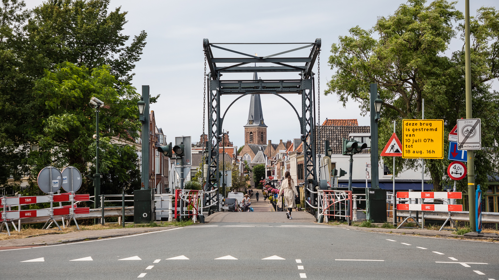 Vlietbruggen krijgen groot onderhoud, Kerkbrug anderhalve maand dicht voor verkeer