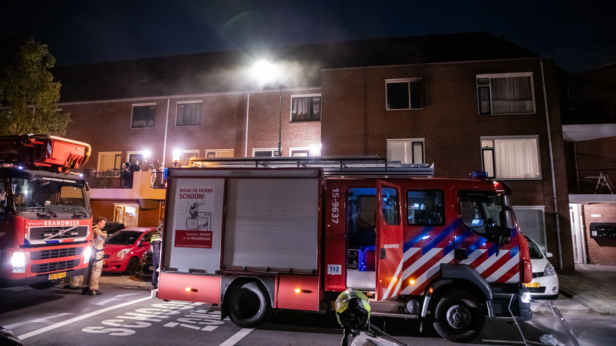 Bewoners elders opgevangen na brand aan Agatha in Leidschendam