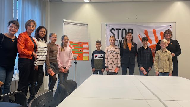 Aftrap Campagne Orange the World afgetrapt in Pijnacker-Nootdorp