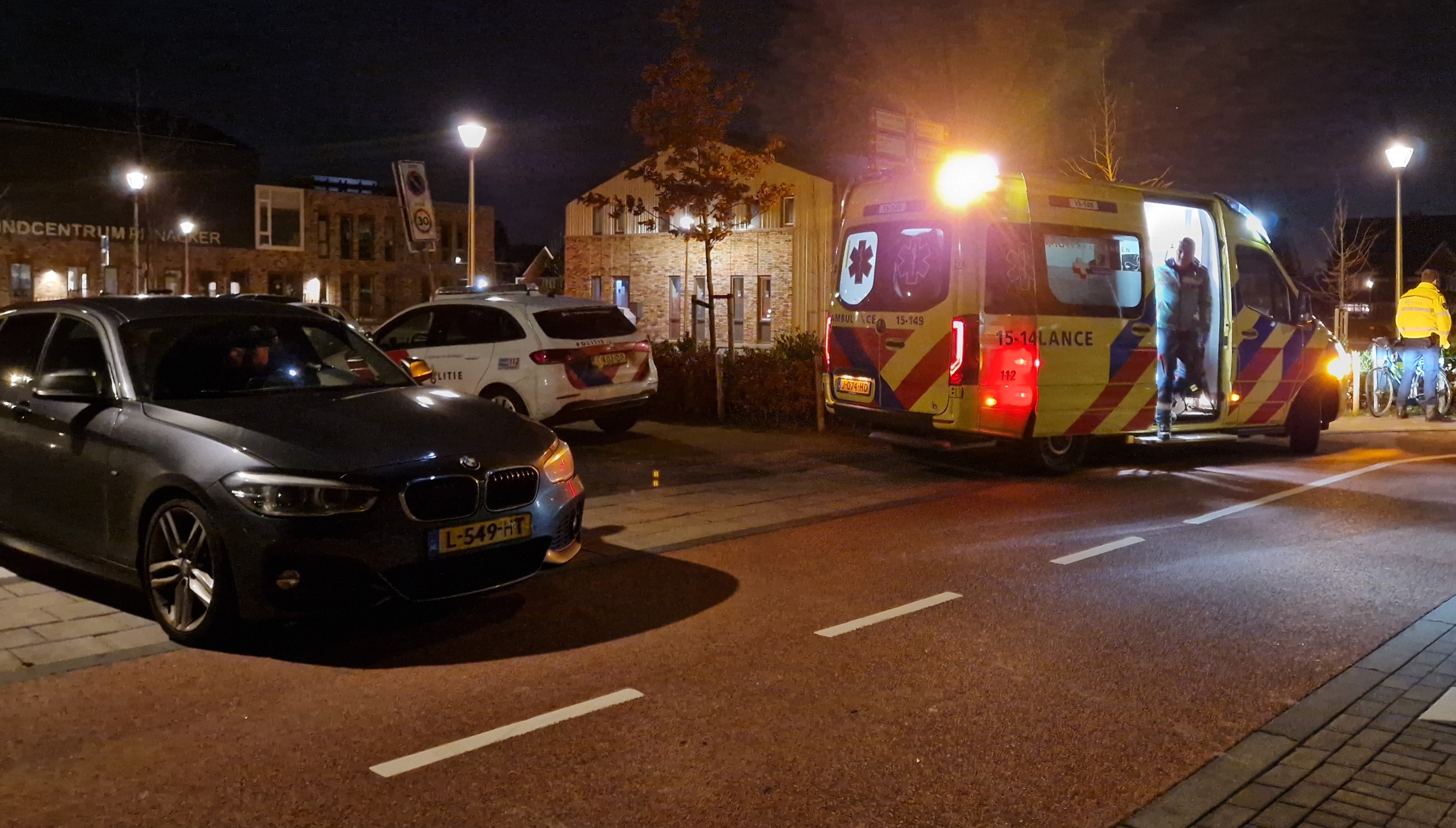 Fietser gewond na aanrijding met personenauto