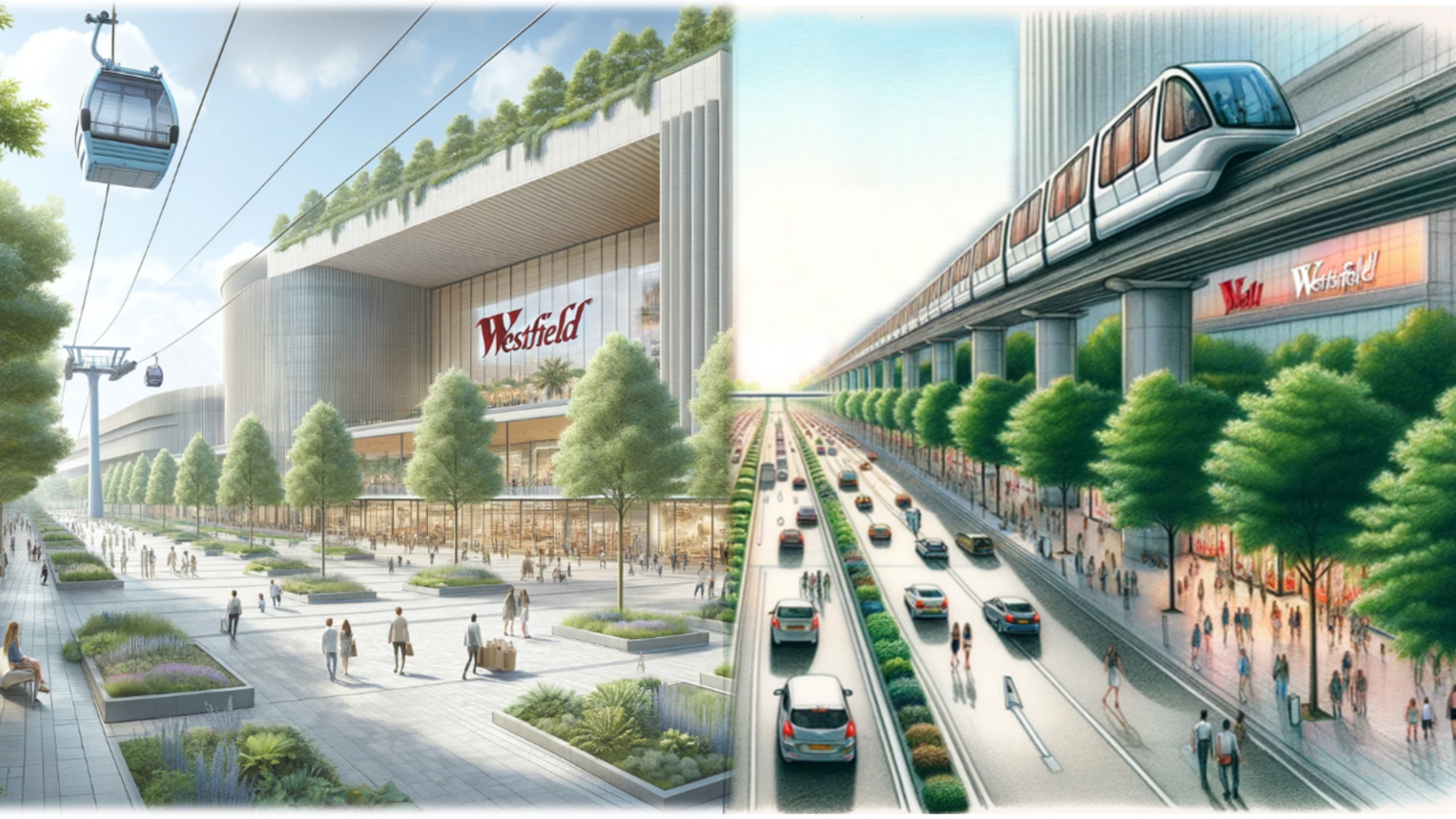 Gemeentebelangen LV wil met de kabelbaan of monorail naar de Mall