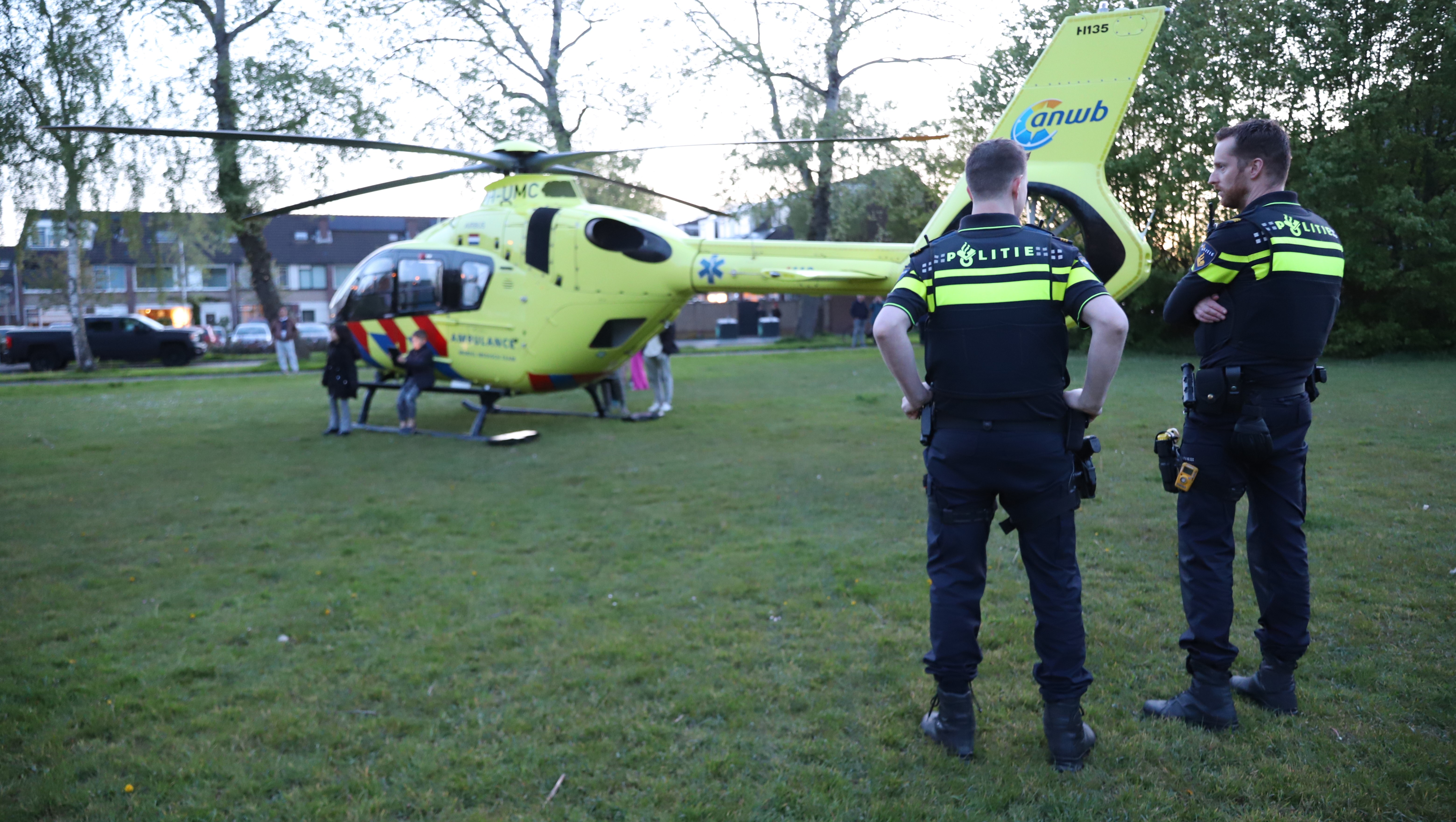 Traumahelikopter opgeroepen voor medische noodsituatie