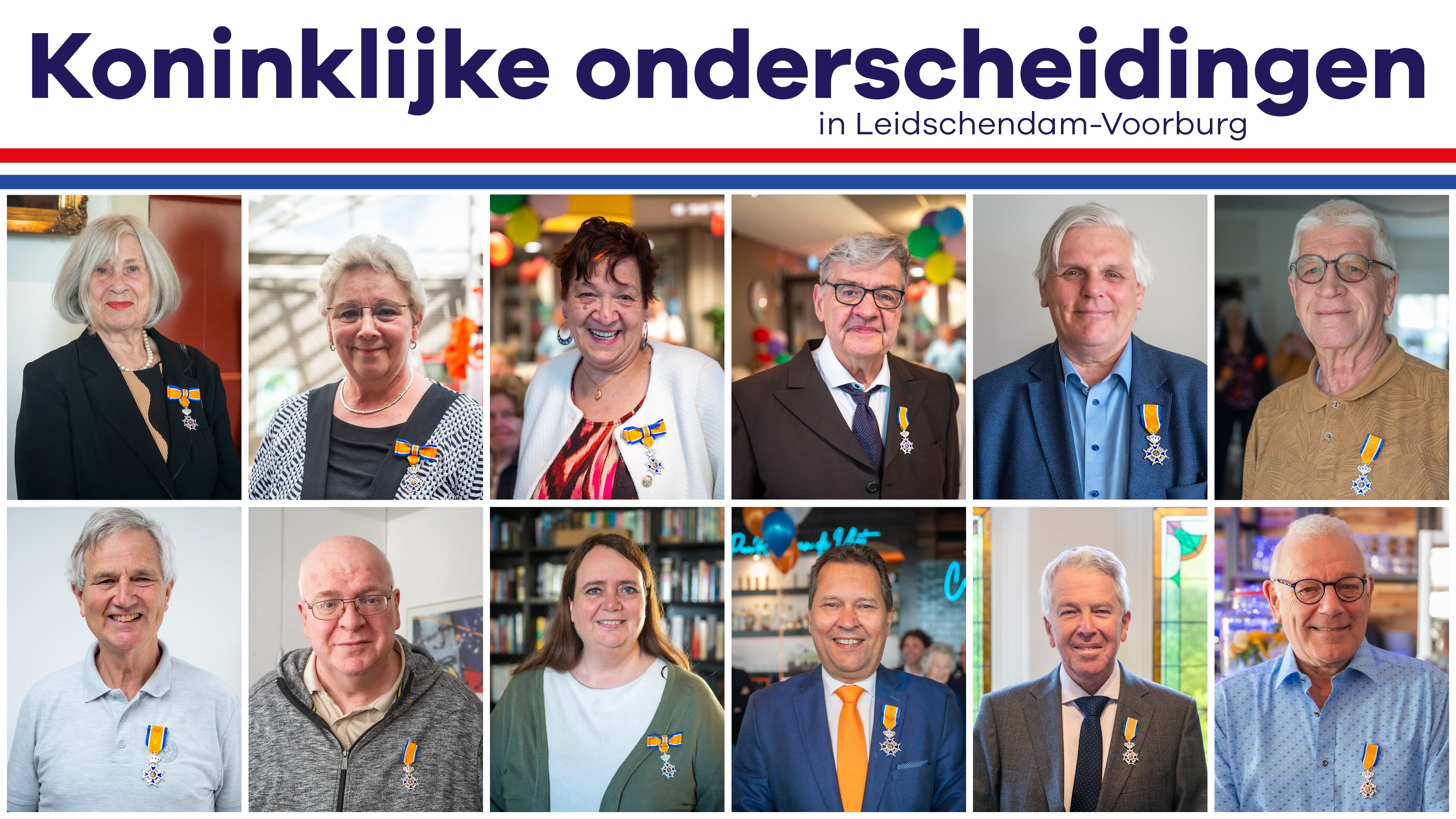 Burgemeester verrast 12 inwoners met Koninklijke onderscheiding