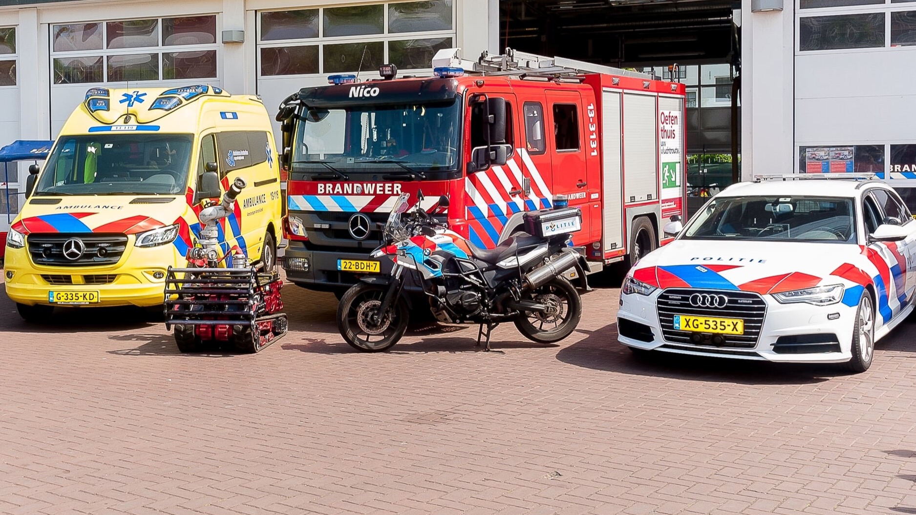 Veiligheidsdag vol spectaculaire demonstraties van hulpdiensten en veiligheid