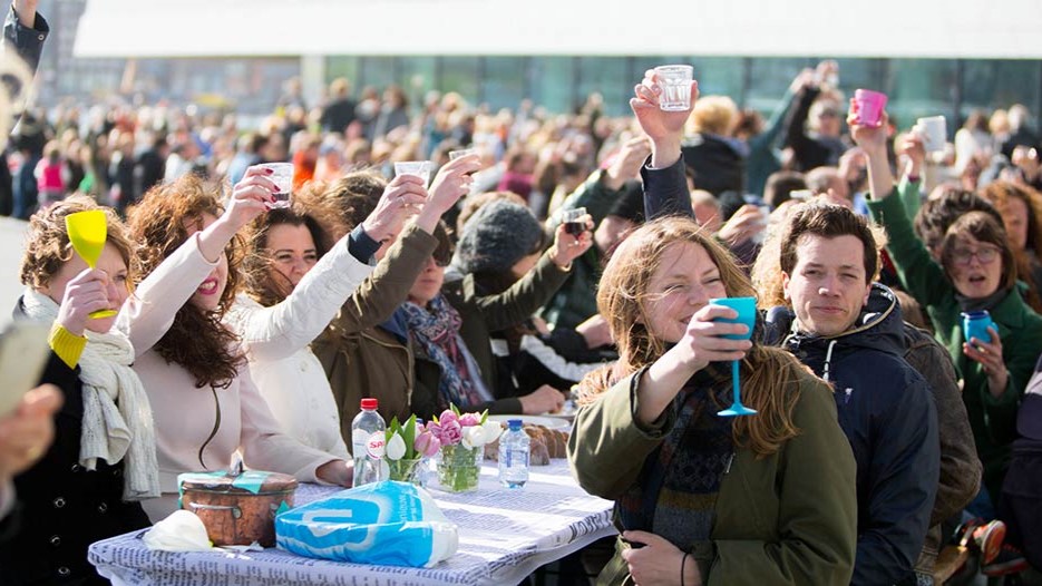 Vrijheidsmaaltijd op zondag 5 mei in het Huis van de stad