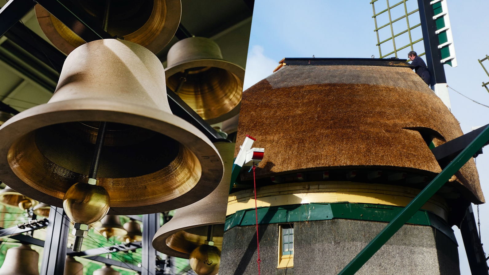 Het dak gaat er weer af bij Molen de Vlieger in Voorburg