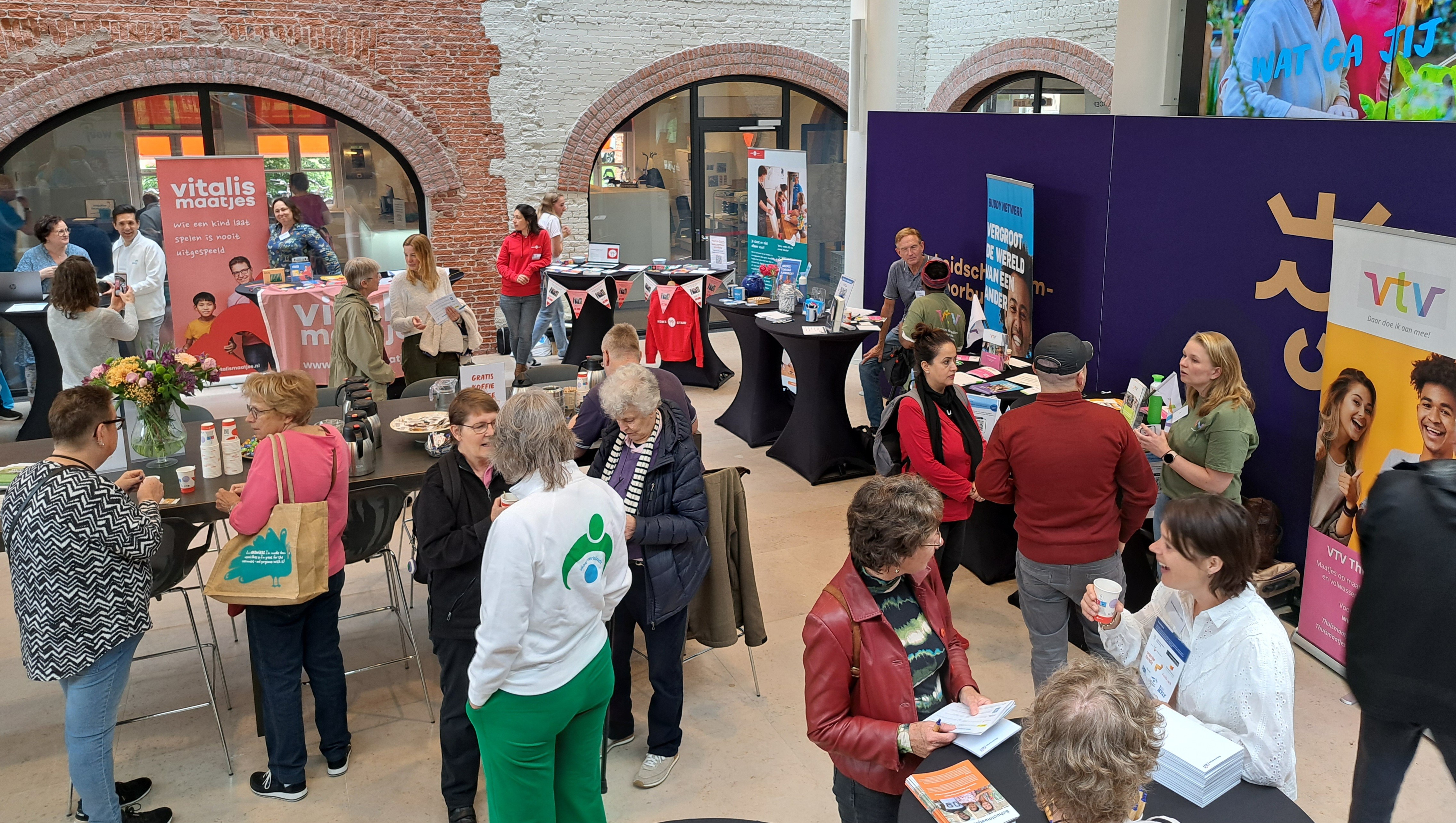 Vrijwilligersmarkt wederom een groot succes