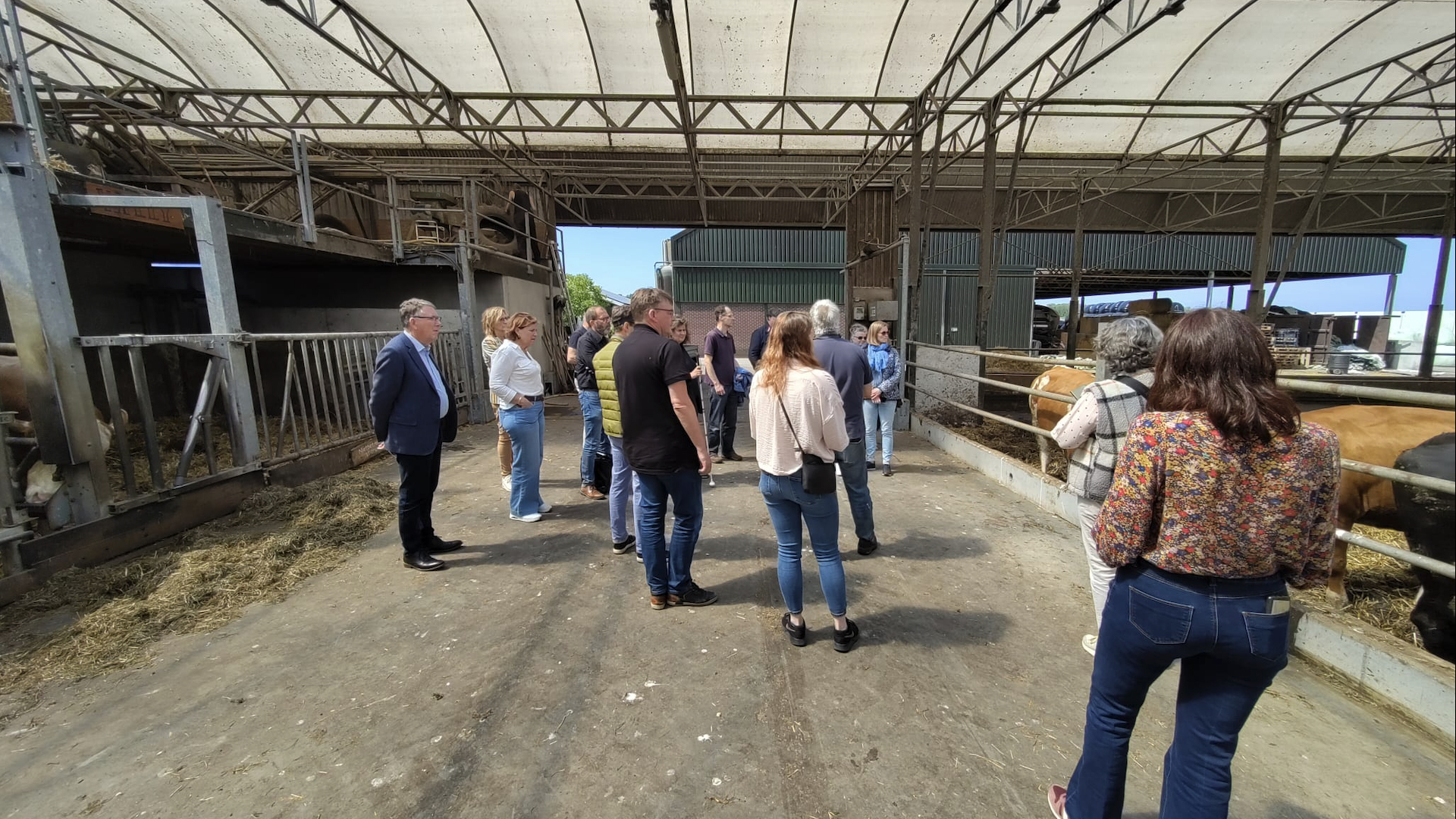 Gemeenteraad op bezoek bij De Bieslandhoeve