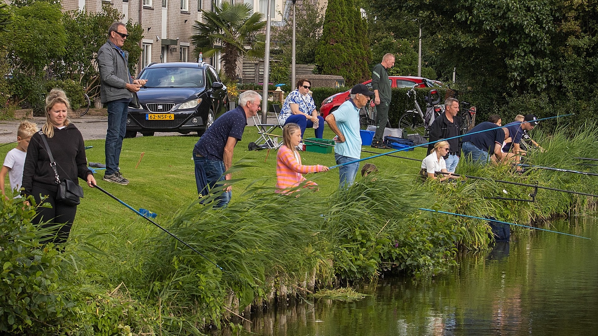 Viswedstrijd voor de Jeugd in Nootdorp op Woensdag 7 Augustus