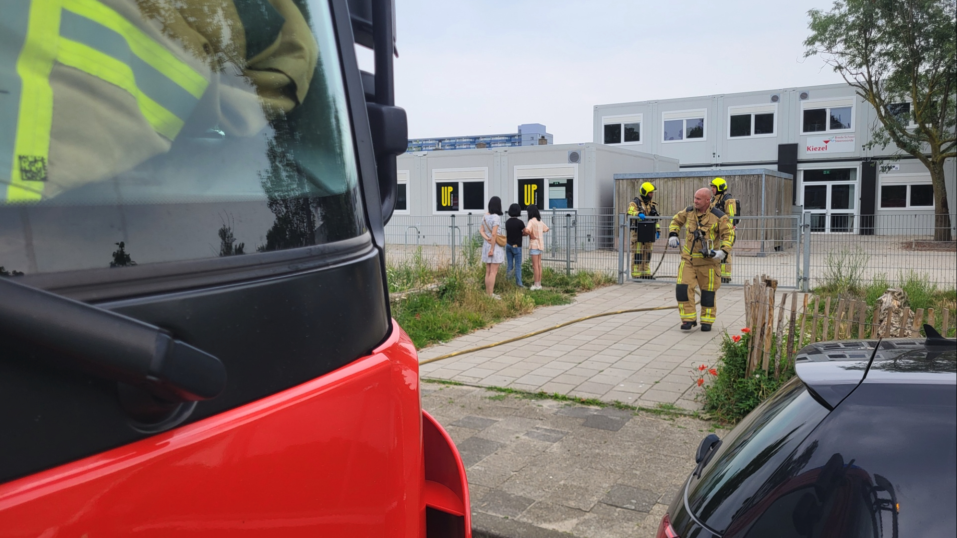 Brand in fietsenhok P. van Vlietlaan snel geblust