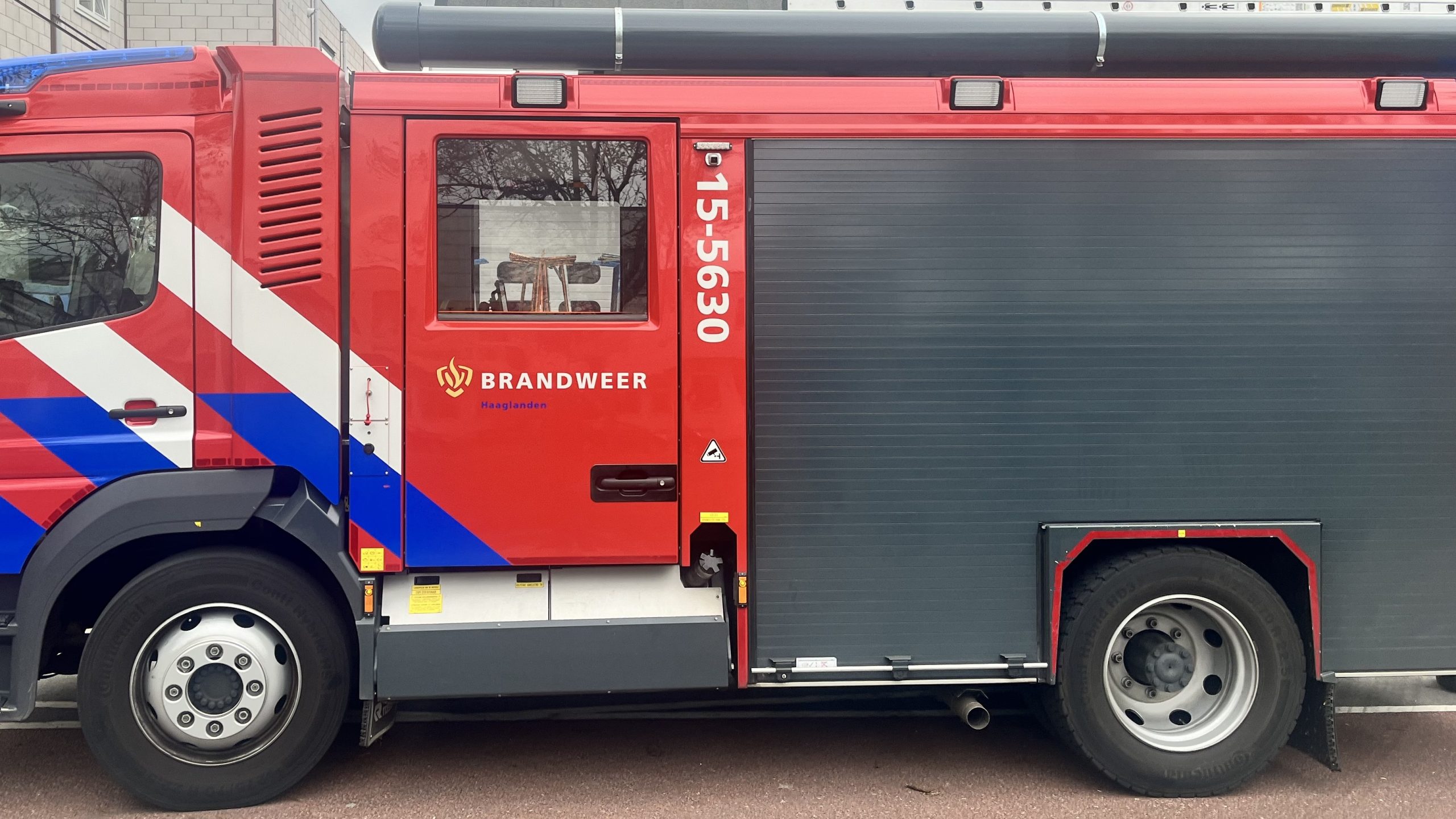 Brand bij woonzorgflat Het Anker in Voorburg