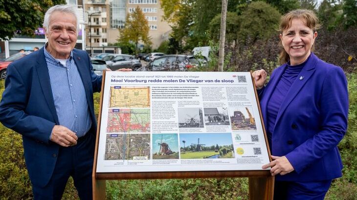 Viering van 65 Jaar Stichting Mooi Voorburg en 35 Jaar Molen de Vlieger